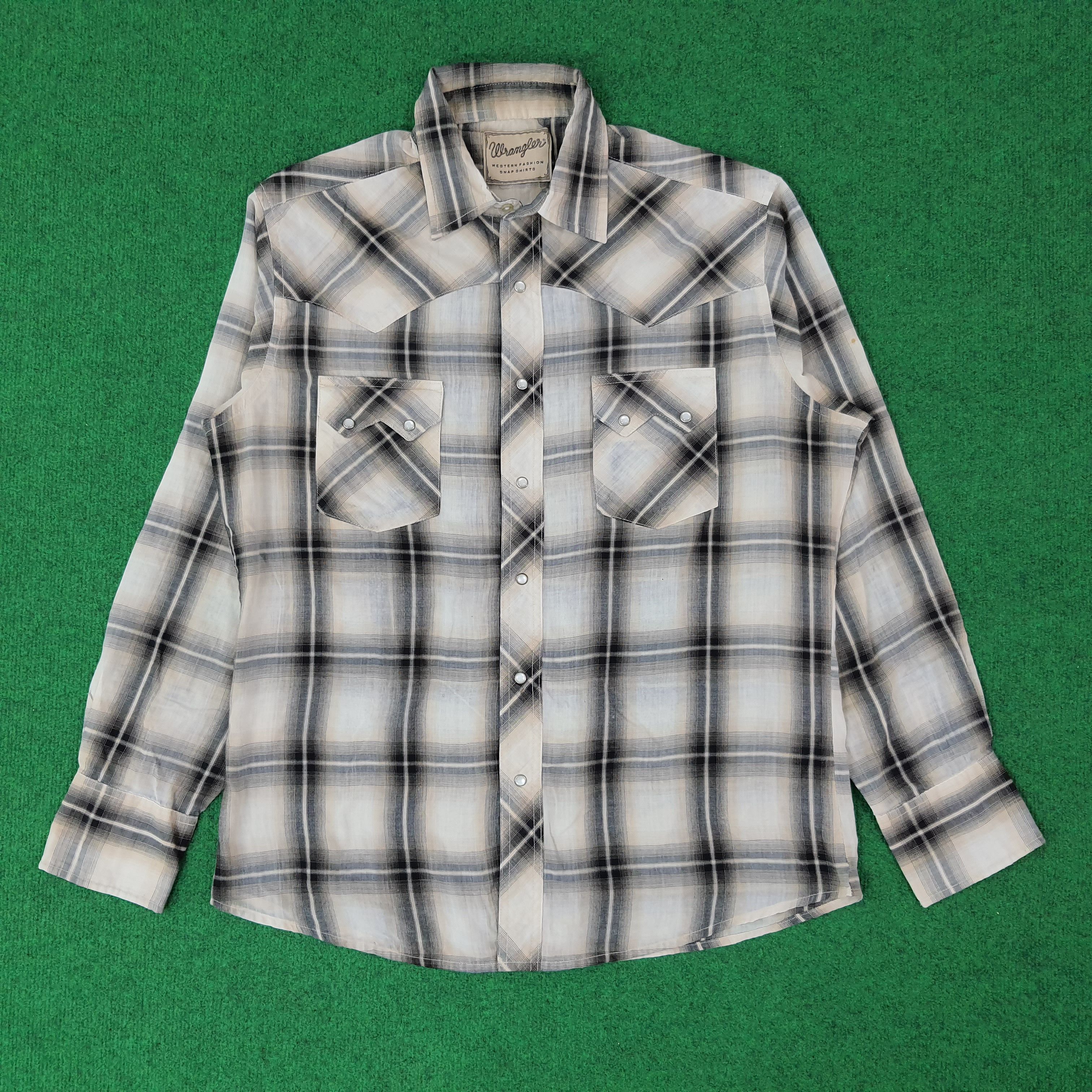 Wrangler Vintage Wrangler Western Classic Button Up Shirt C223N34 Size L / US 10 / IT 46 - 1 Thumbnail