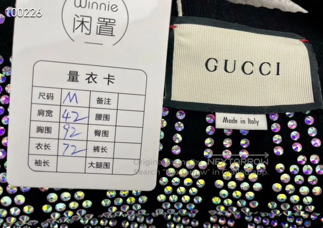 Gucci Gucci Full Diamond Top. Size M / US 6-8 / IT 42-44 - 6 Thumbnail