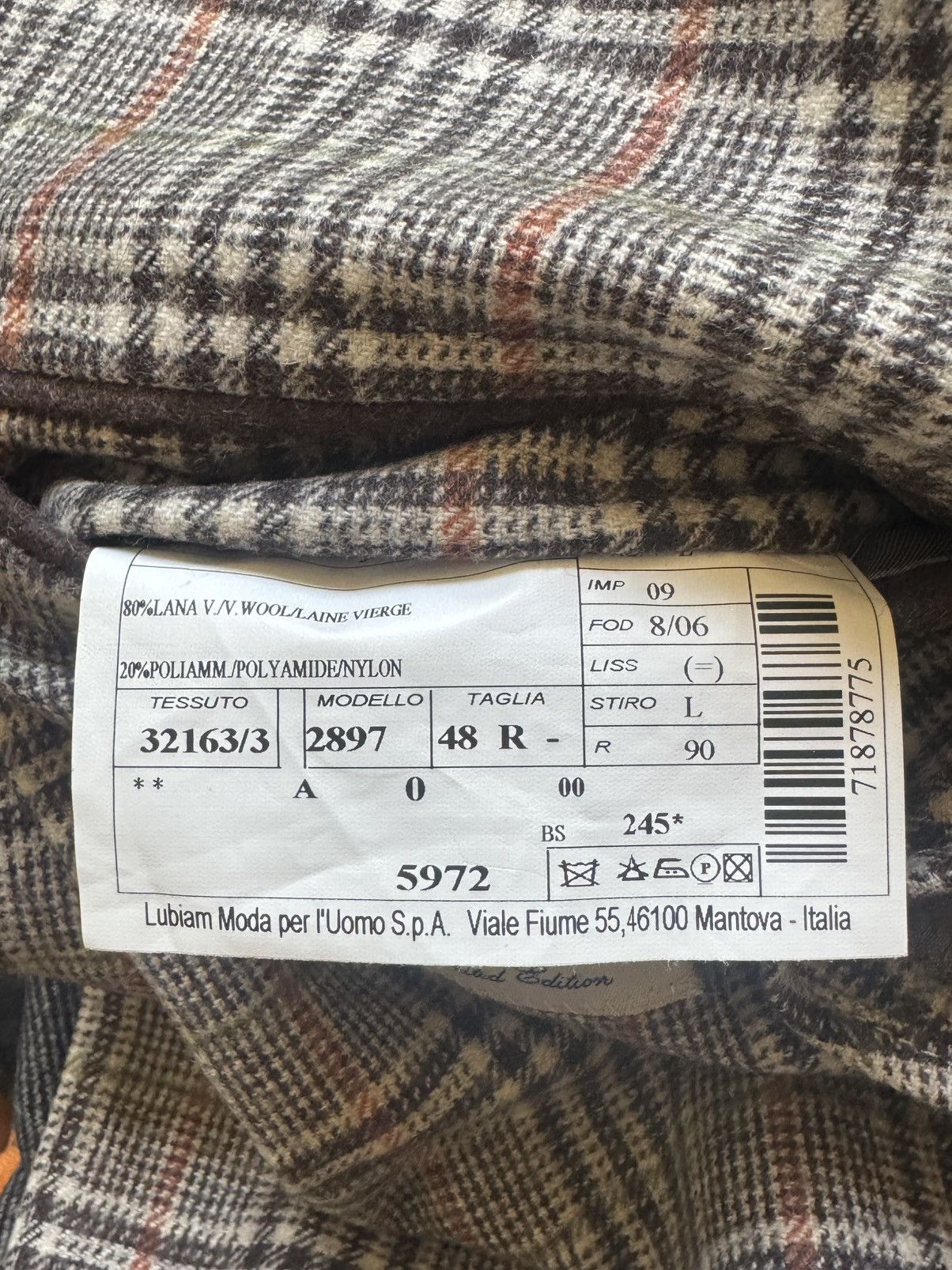 L.B.M. 1911 L.B.M 1911 Wool Blazer Size 46R - 4 Thumbnail