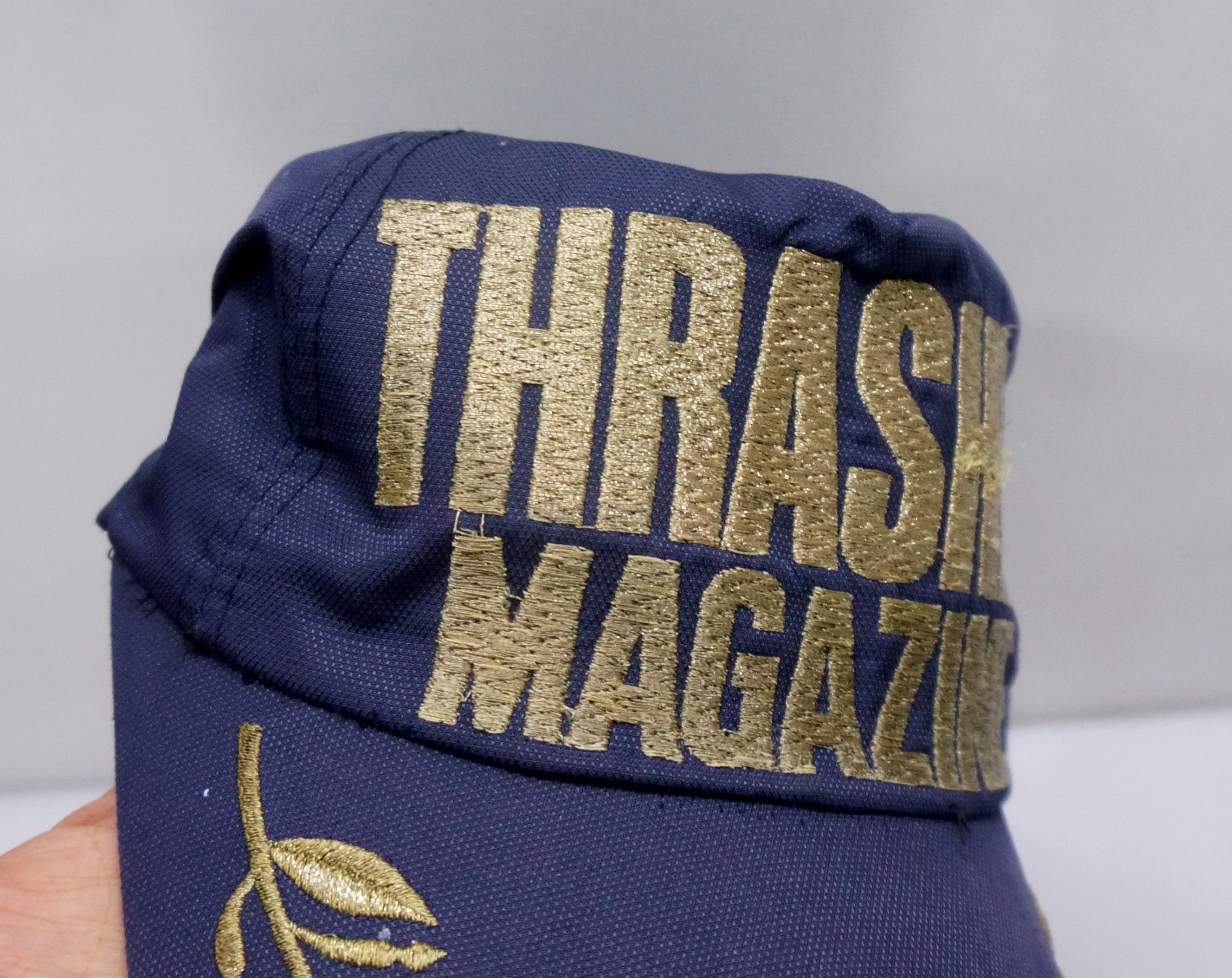 Thrasher Rare Thrasher Magazine Gold Embroidery Cap Size ONE SIZE - 4 Thumbnail