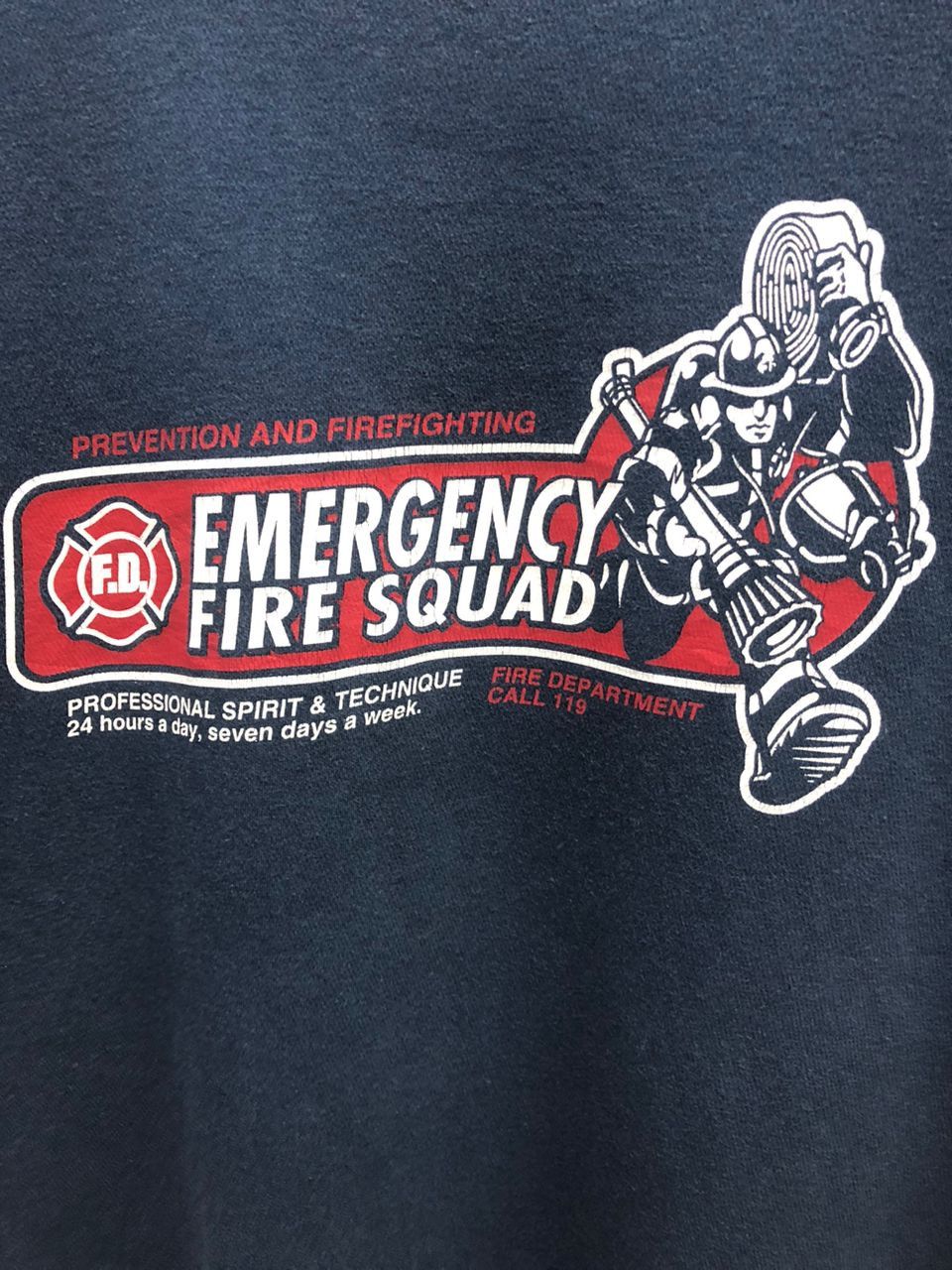 Signal Sport vintage SIGNAL 119 FIRE FIGHTER emergency fire squad single Size US L / EU 52-54 / 3 - 1 Thumbnail