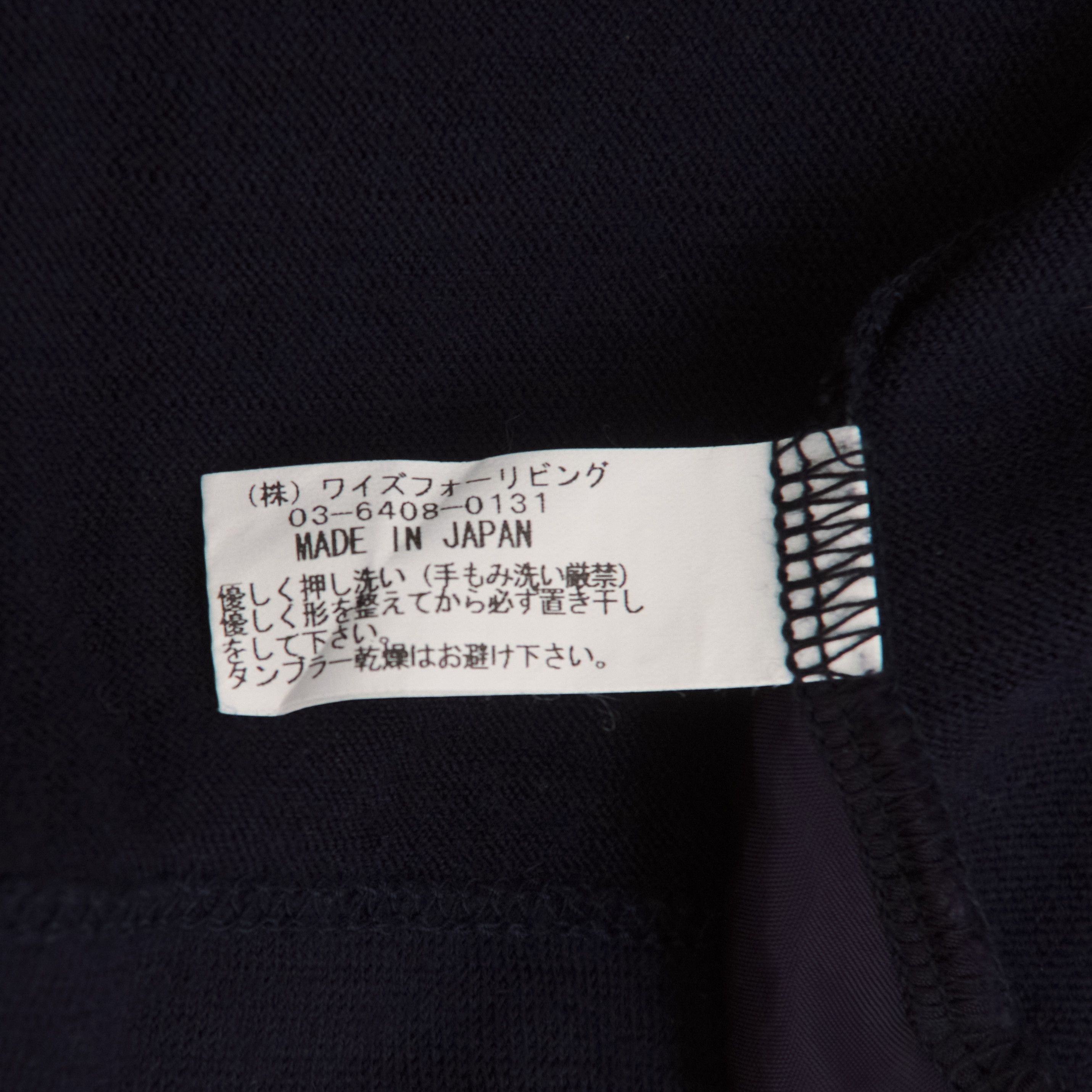 Y's *BNWOT* Y's Wool / Cupro Cardigan Nvy Sweater Yohji Yamamoto Size L / US 10 / IT 46 - 4 Thumbnail