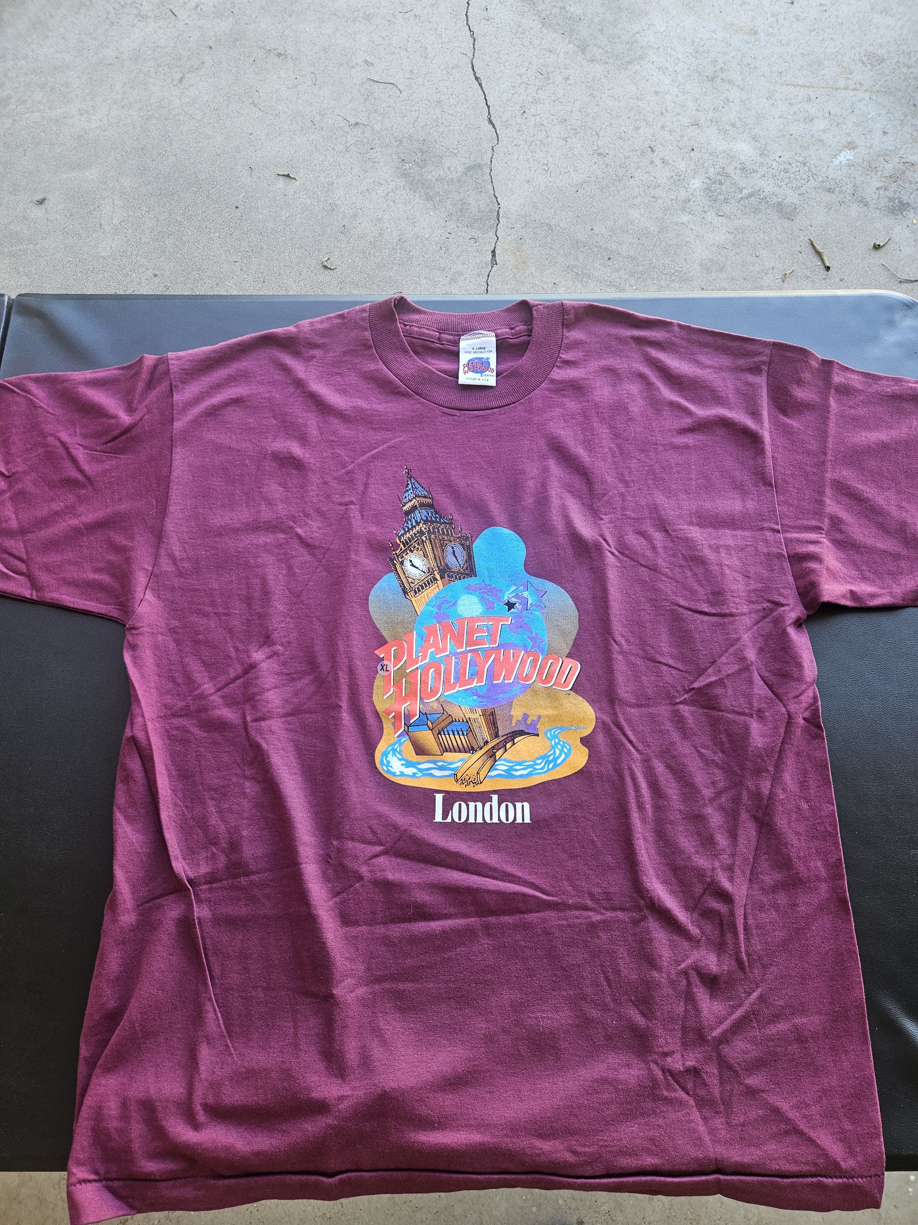Planet Hollywood Planet Hollywood London Vintage Tee Size US XL / EU 56 / 4 - 1 Thumbnail