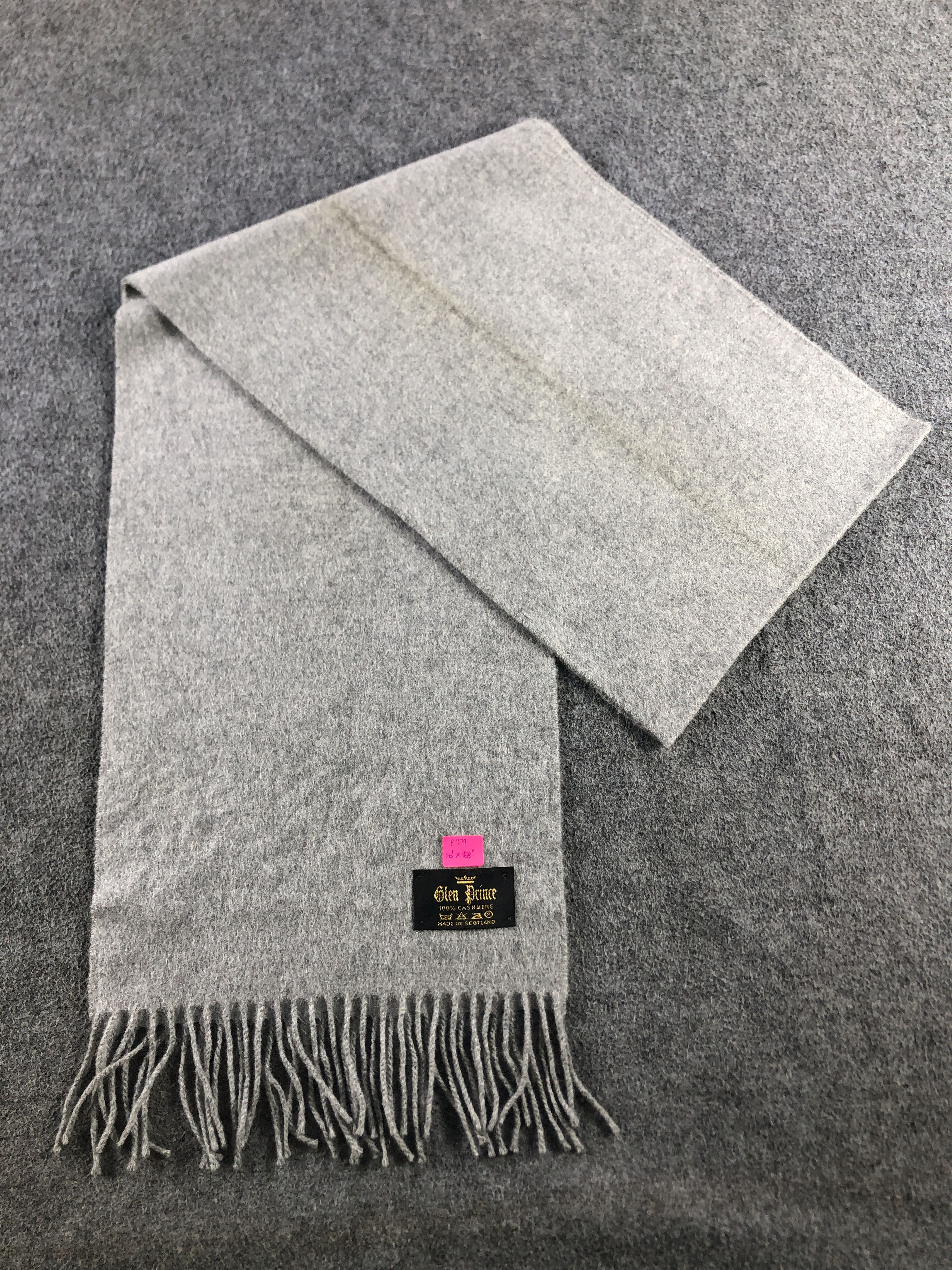Vintage Glen Prince Plain Scarf / Muffler / Neckwear P779 Size ONE SIZE - 6 Thumbnail