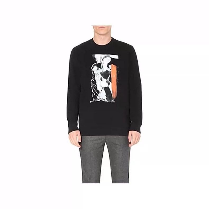 Givenchy Givenchy Men's Black Venus Statue Print Jersey Cotton Pull Size US M / EU 48-50 / 2 - 1 Thumbnail