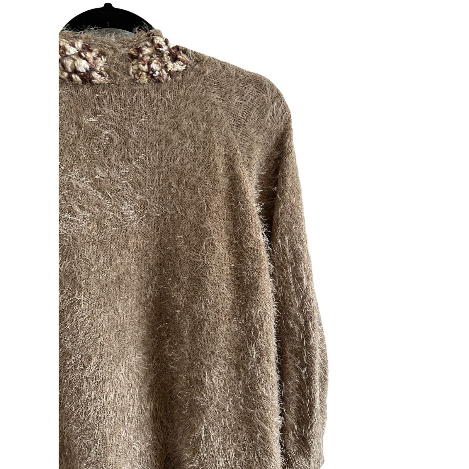 Other Easel Womens Small/Medium Long Sleeve Brown Knitted Cardigan Size S / US 4 / IT 40 - 11 Thumbnail