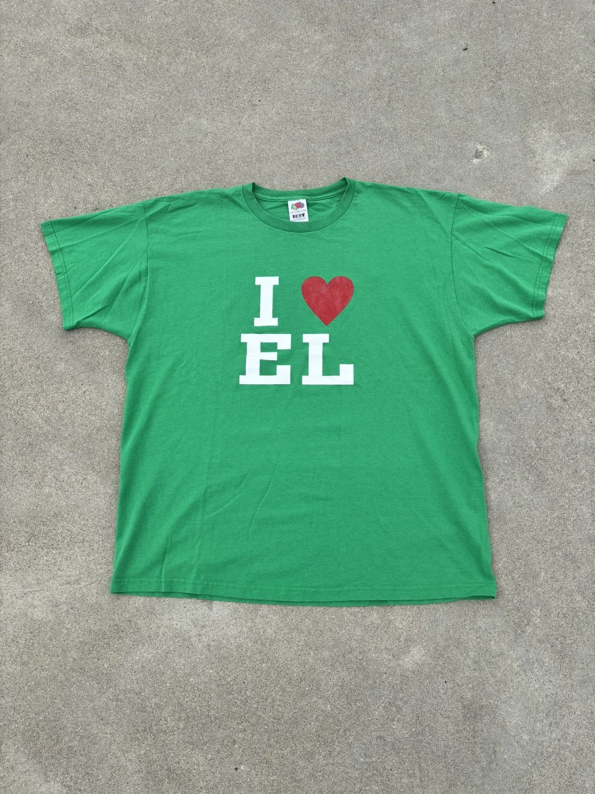 Fruit Of The Loom Vintage Y2K MSU Spartans Michigan State I Love EL T Shirt Size US XL / EU 56 / 4 - 1 Thumbnail