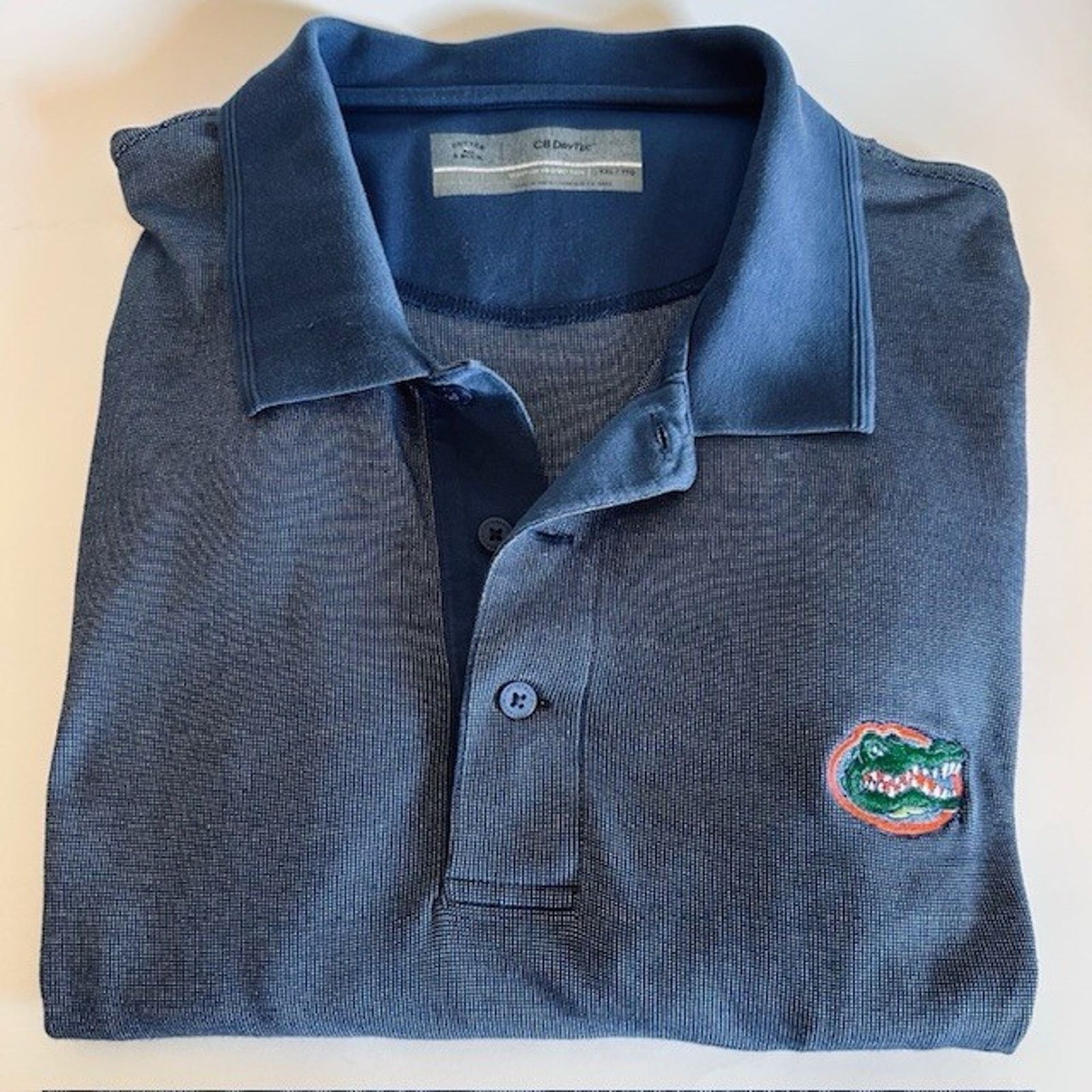 Cutter & Buck Cutter & Buck CB DryTec, Blue XXL Polo Florida Gators Champs Size US XXL / EU 58 / 5 - 2 Thumbnail