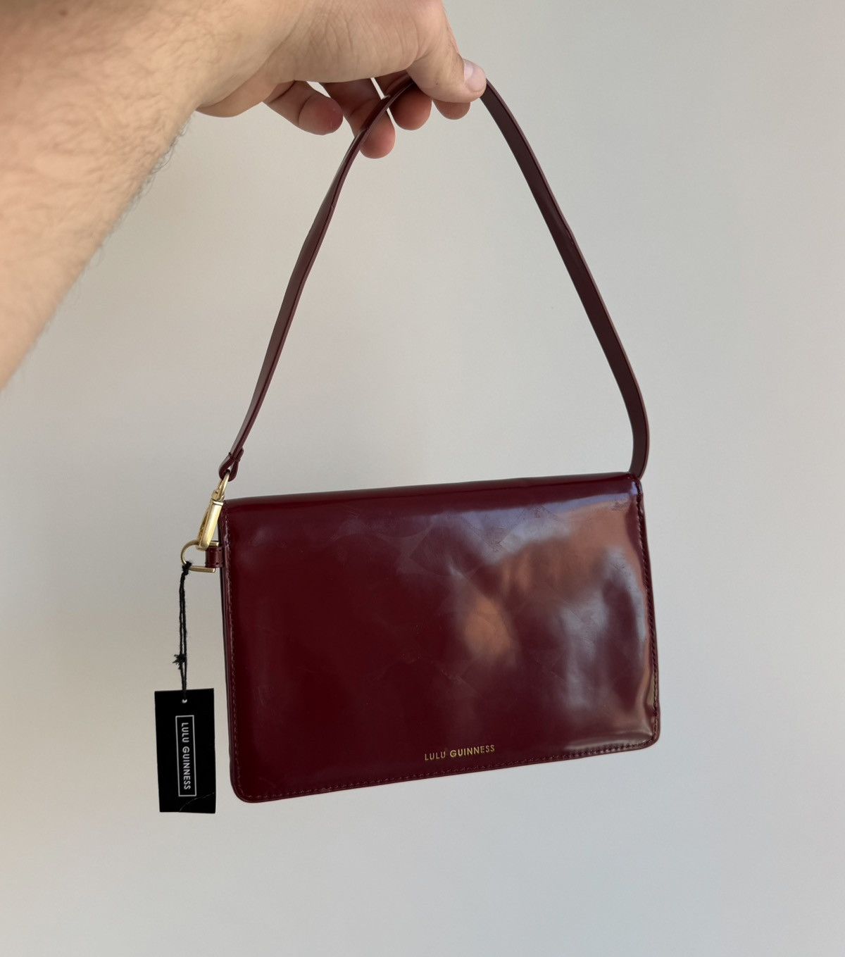 Leather Lulu Guinness Red Leather Mini Bag Size ONE SIZE - 1 Thumbnail