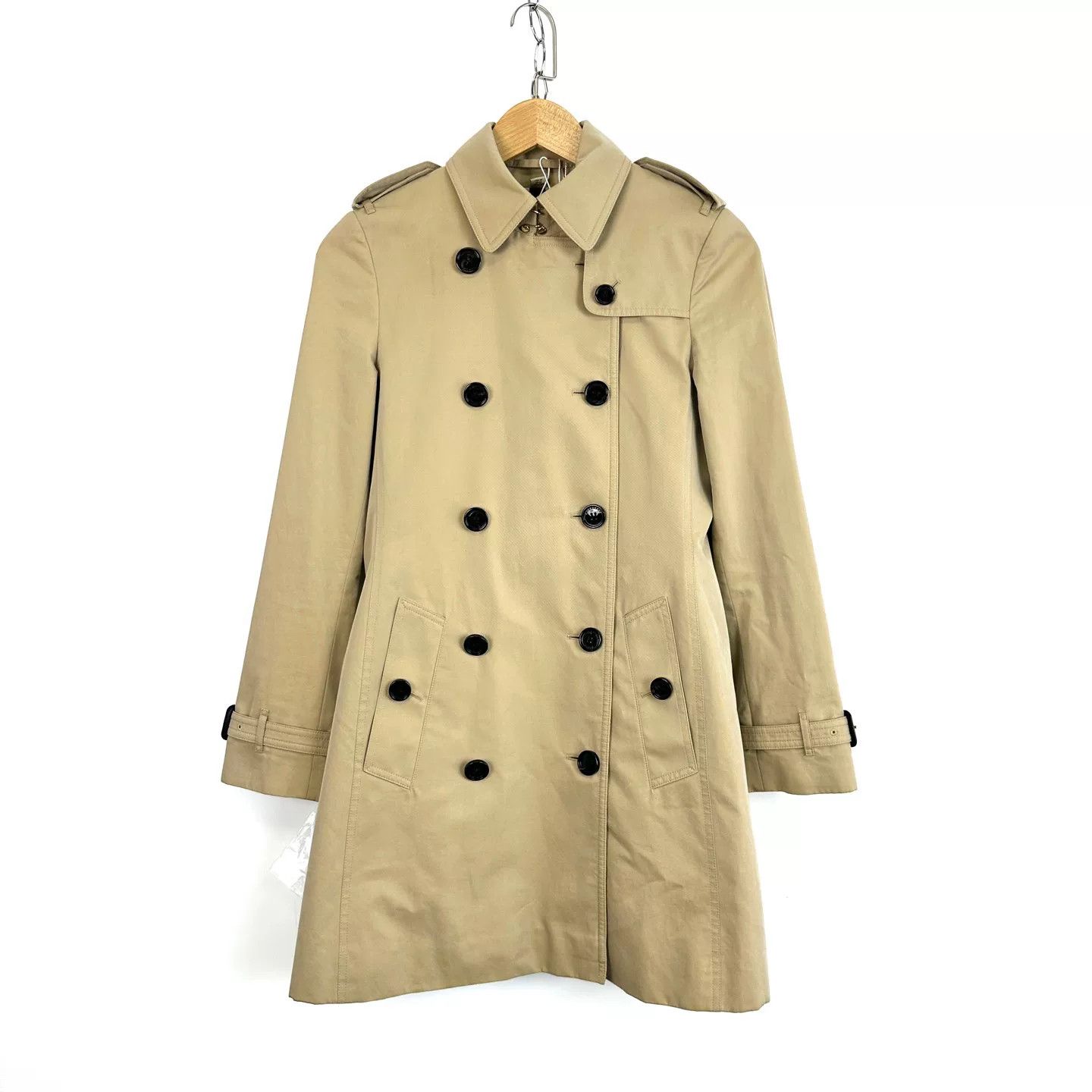 Burberry Burberry Tan Double-Breasted Trench Coat Size M / US 6-8 / IT 42-44 - 1 Thumbnail