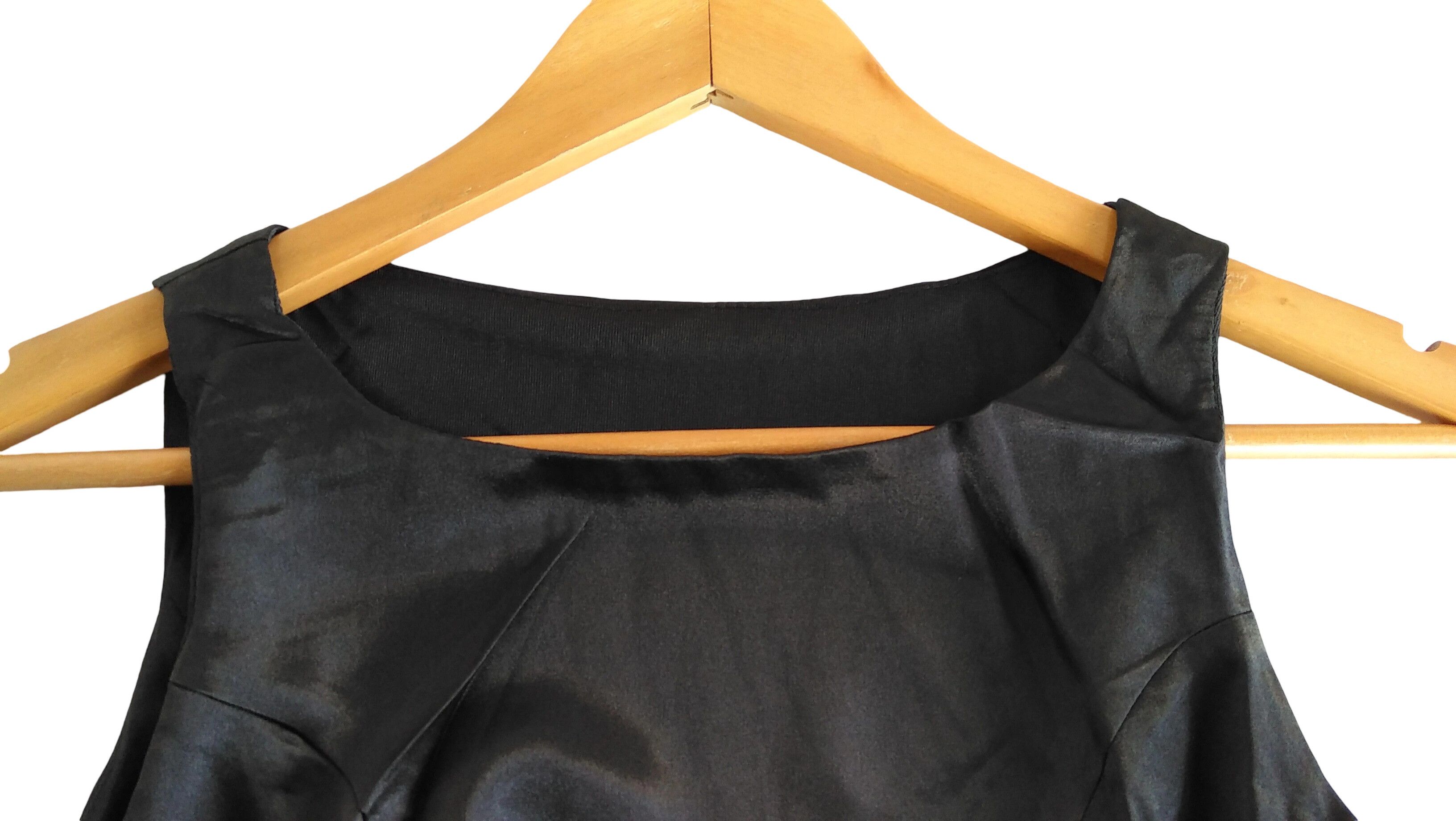 Other Black satin sleeveles women dress Size S / US 4 / IT 40 - 5 Thumbnail