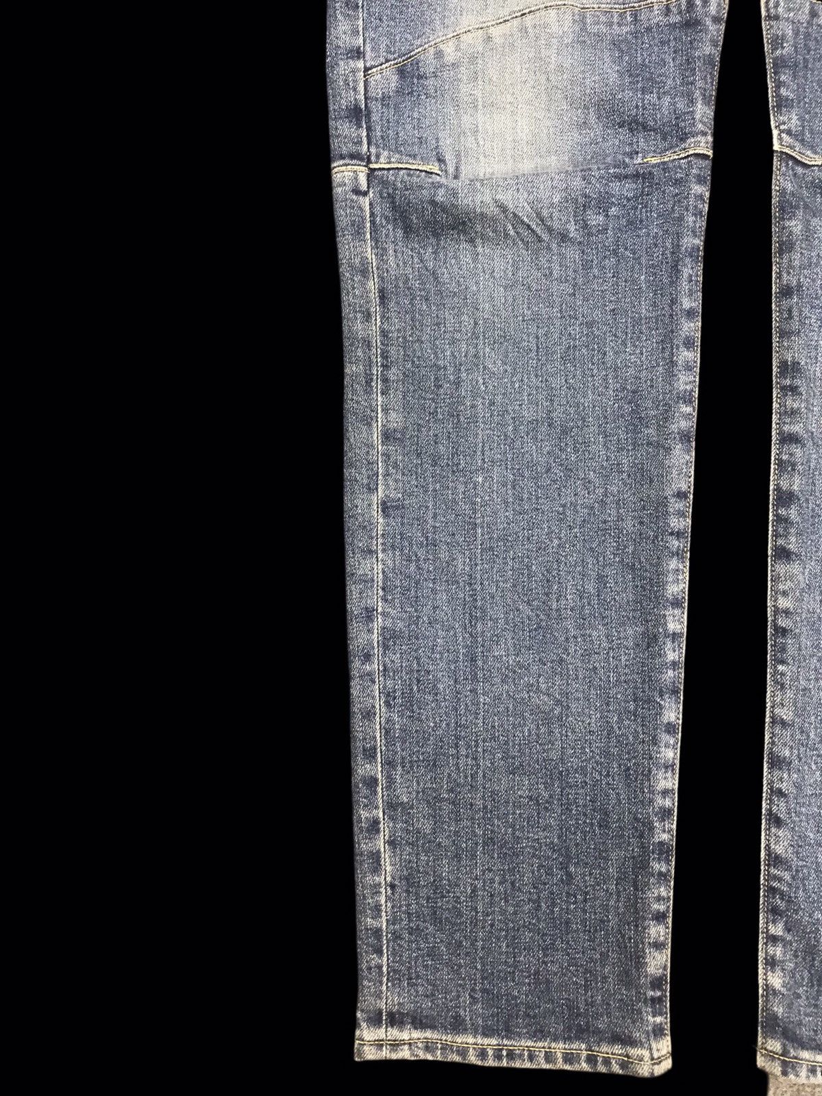 Toyo Enterprises 💥BIKER DENIM💥GOLD BY TOYO ENT SKINNY BIKER DENIM F317 Size US 32 / EU 48 - 8 Thumbnail