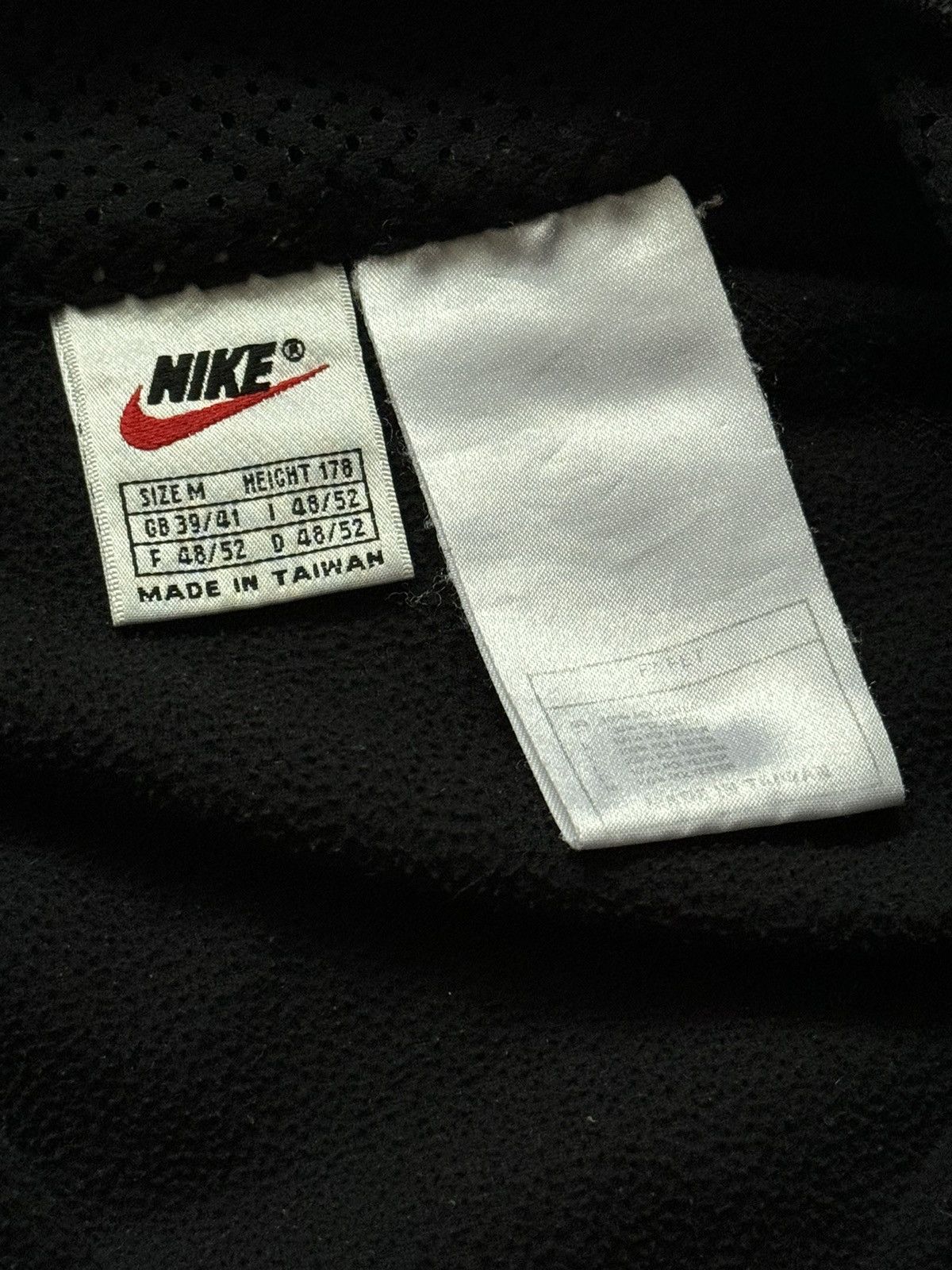 Nike × Nike ACG × Vintage Nike M vintage swoosh fleece 1/4 zip jacket long sleeve 90s Size US M / EU 48-50 / 2 - 6 Thumbnail