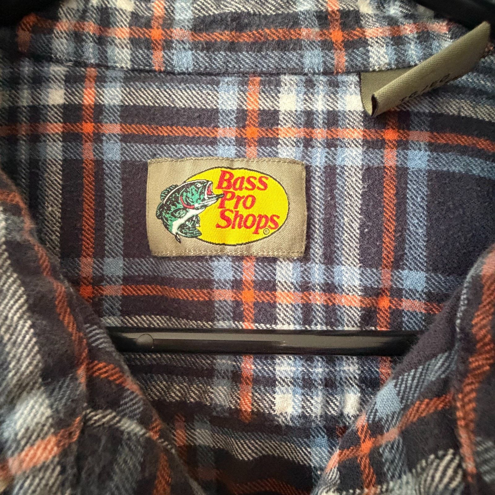 Bass Pro Shops Bass Pro Shop Mens XL Plaid Long Button Up Flannel Shirt Size US XL / EU 56 / 4 - 3 Thumbnail