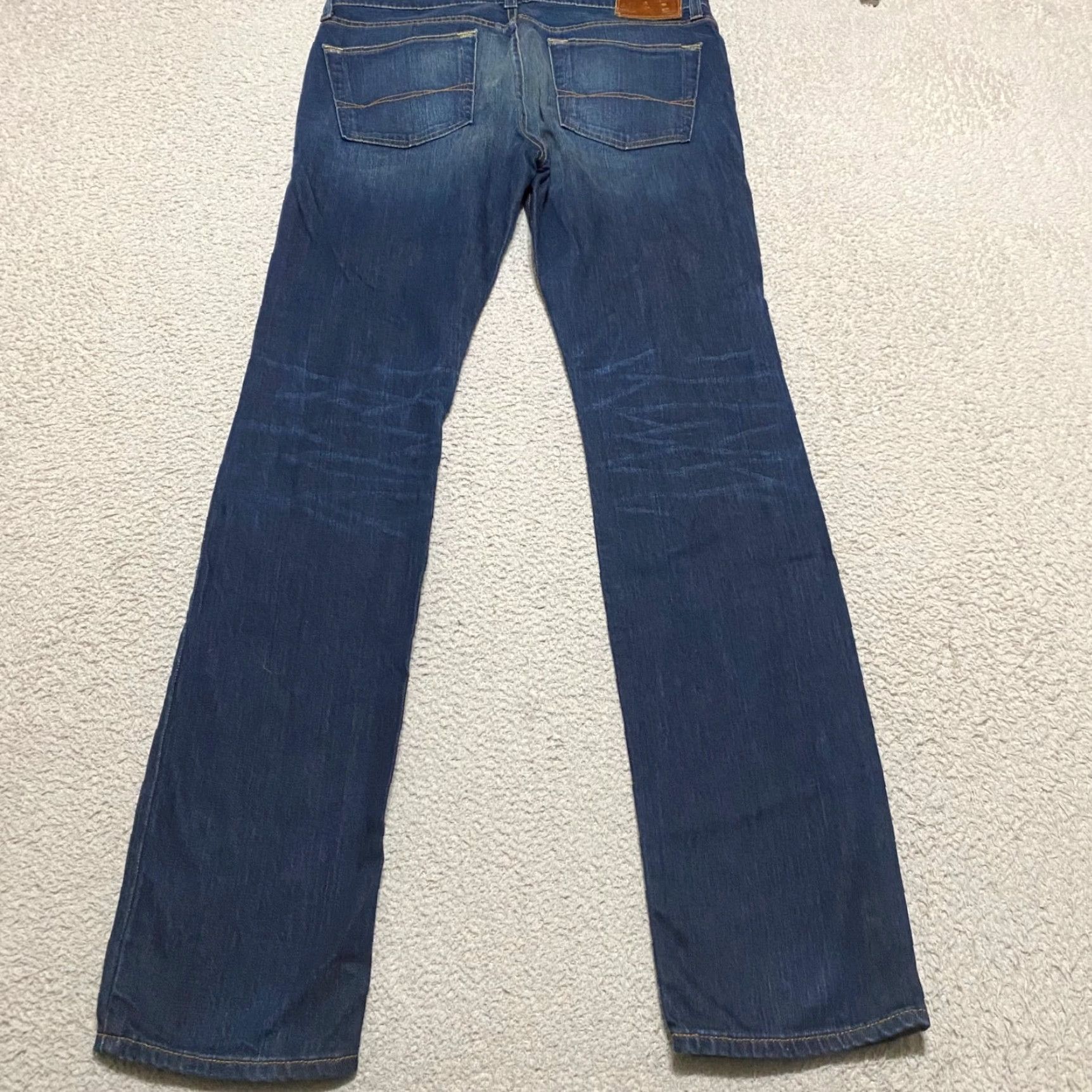 Vintage Bullhead Jeans Mens 34x34 Skinny Denim Dark Wash Blue 5-Pocket Regular COTTON SPANDEX Size US 34 / EU 50 - 2 Thumbnail
