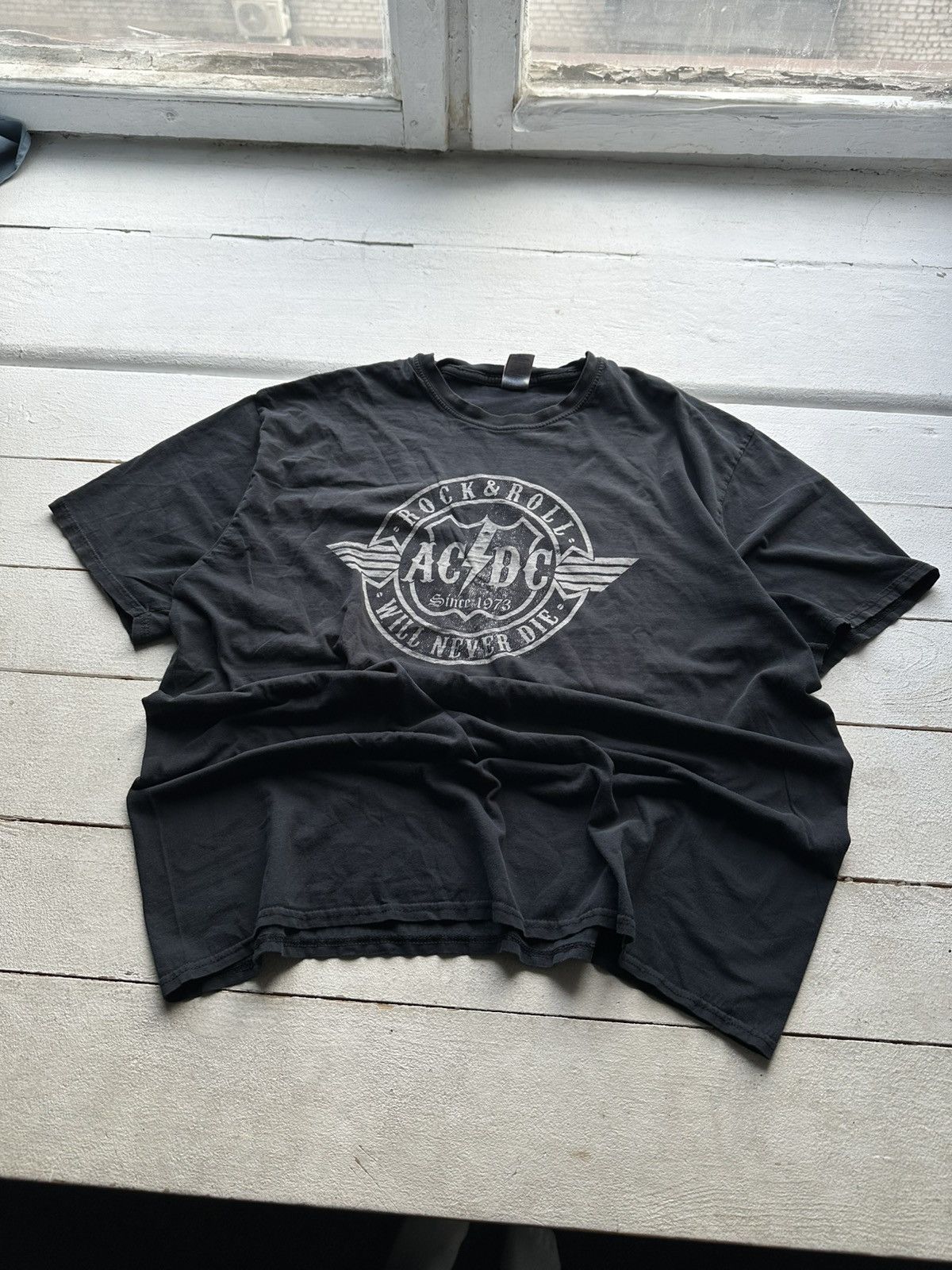 Band Tees 🚨The AC/DC BIG LOGO MEN XXL BLACK t-shirt ROCK BAND Size US XXL / EU 58 / 5 - 1 Thumbnail