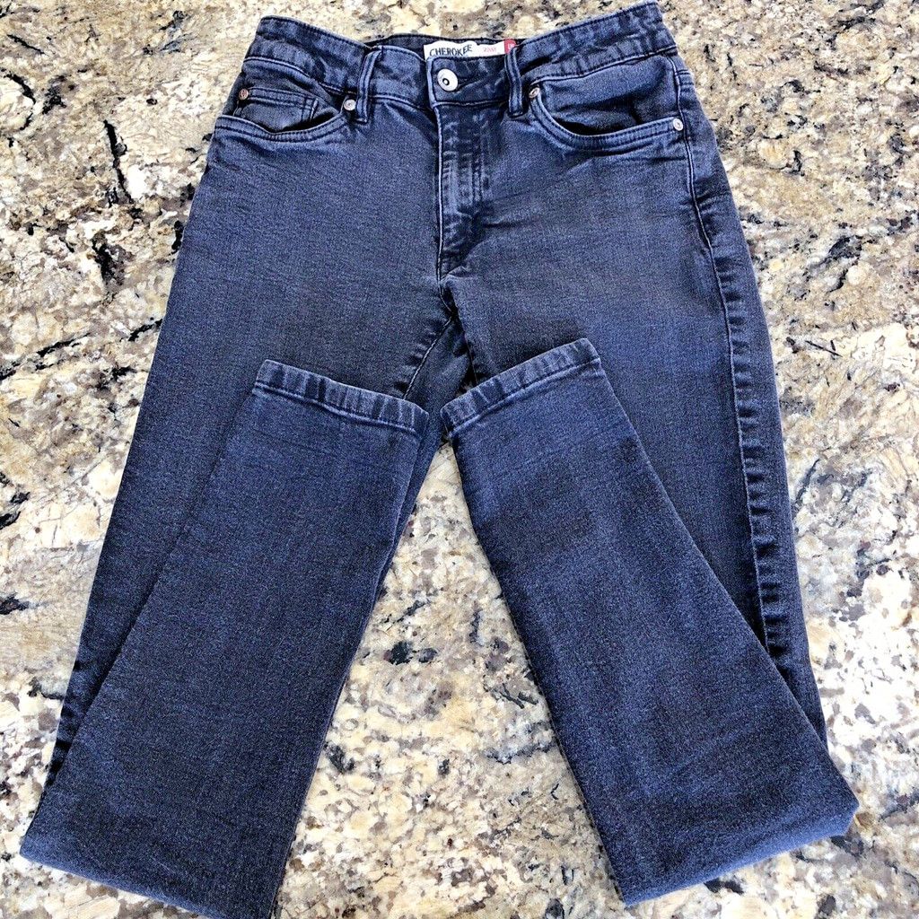 Cherokee Size 6 X 27.5 Cherokee Womens Jeans Skinny Stretchy Black Size 26" / US 2 / IT 38 - 1 Thumbnail