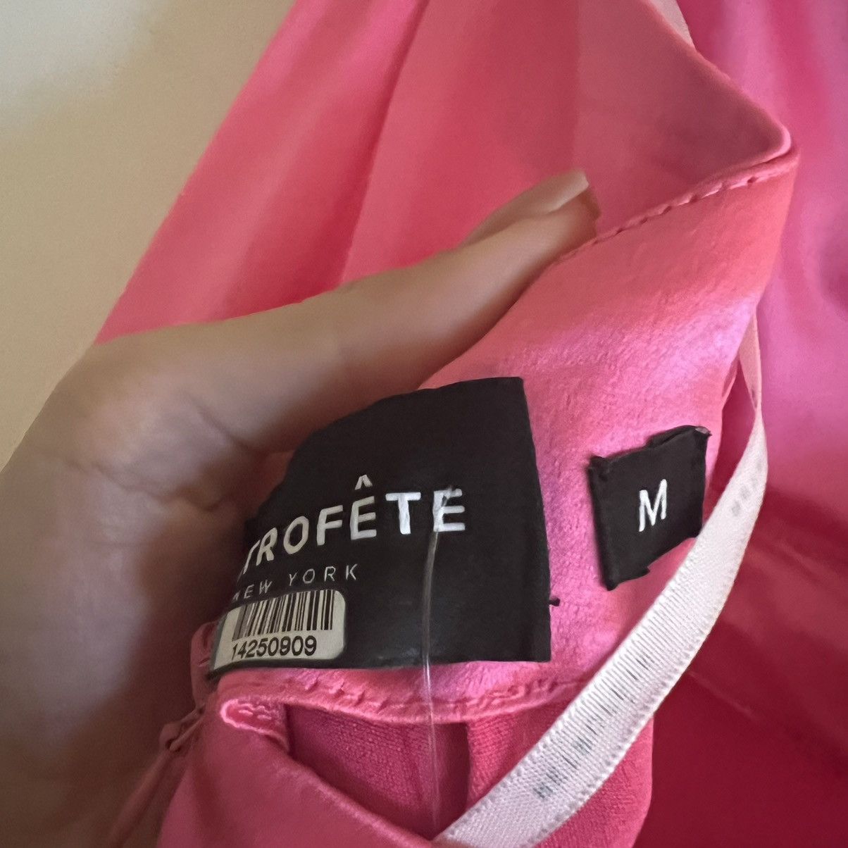 Retrofete RETROFETE ROSA CORSET maxi DRESS size M Hyper Pink CL Size XS / US 0-2 / IT 36-38 - 5 Thumbnail