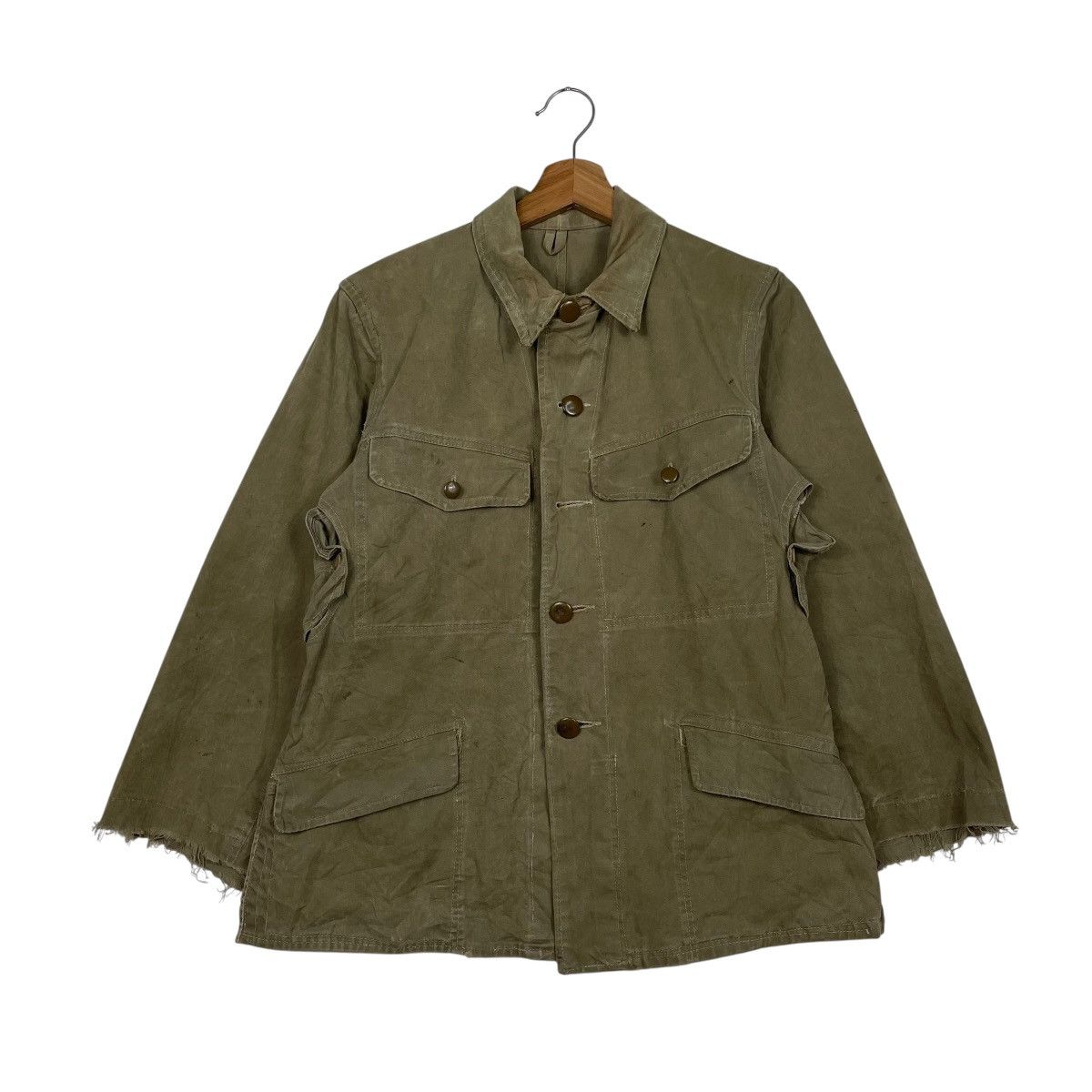 Vintage Vintage Japanese Military Combat Jacket Size US S / EU 44-46 / 1 - 1 Thumbnail