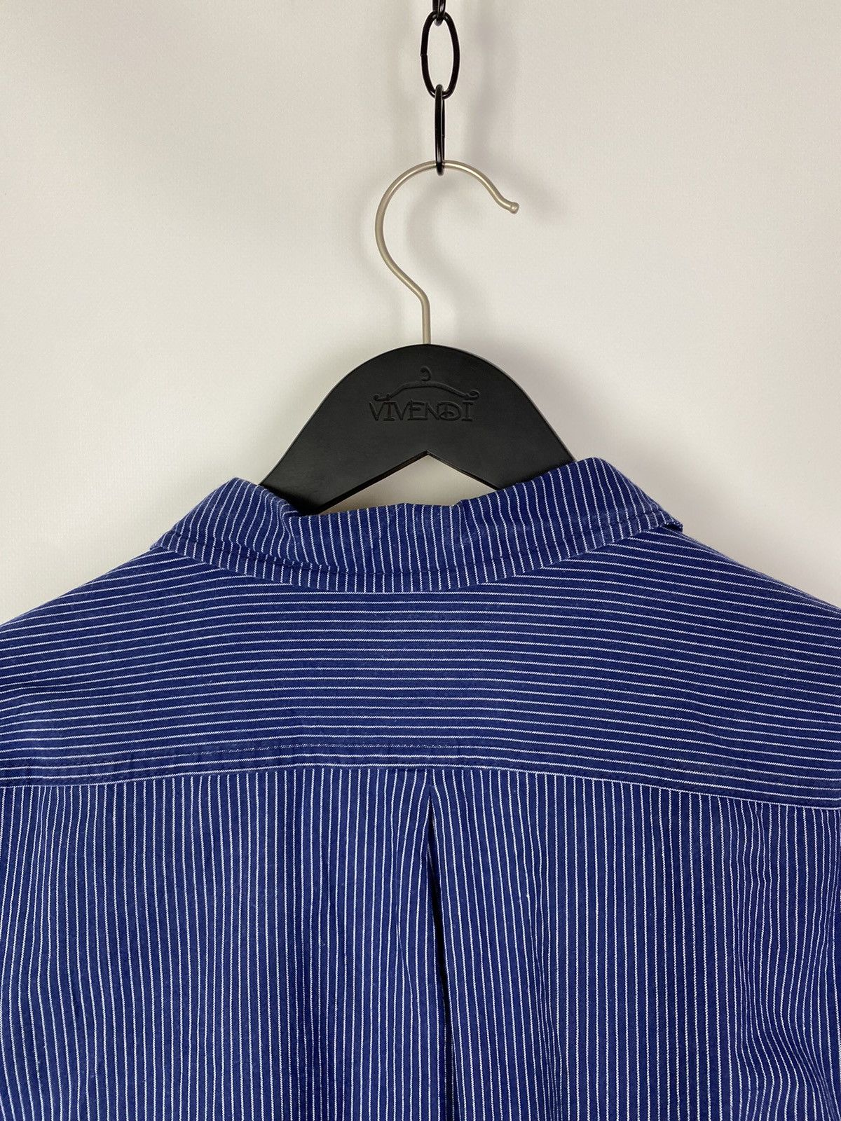 Vintage 90s Vintage Kempel Hickory Stripe Chore Work Over Shirt Size US S / EU 44-46 / 1 - 7 Thumbnail