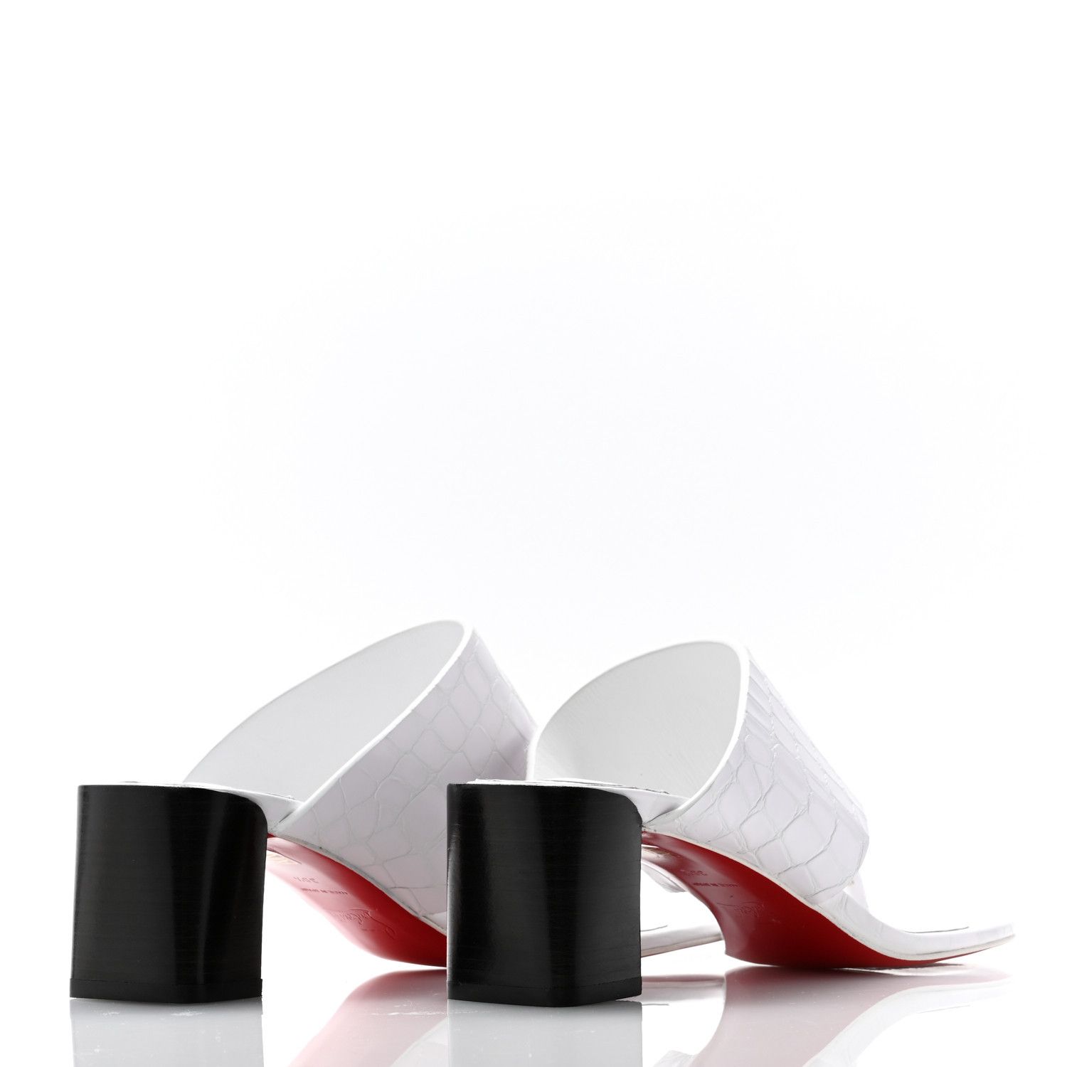 Christian Louboutin o1w1db10725 Sandals in White Size US 6.5 / IT 36.5 - 4 Thumbnail