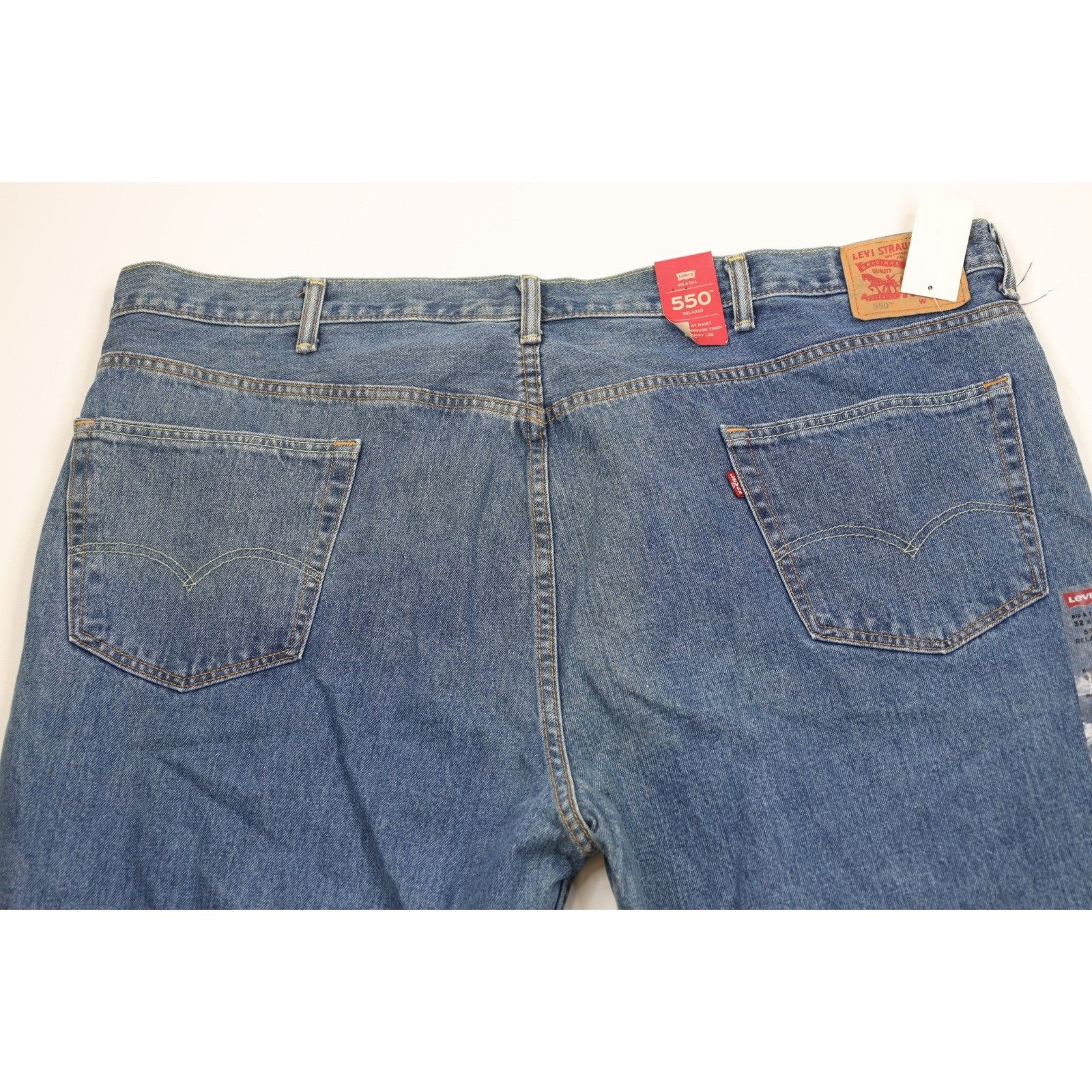 Levi's Deadstock Vintage Y2K Levis 550 Relaxed Fit Jeans 52x29 Size US 44 / EU 60 - 12 Thumbnail