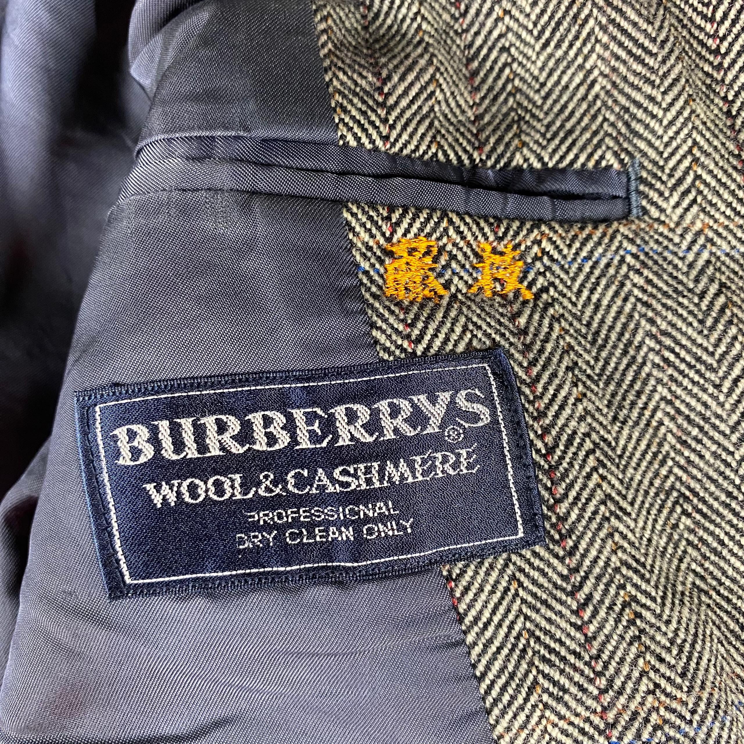Burberry Prorsum Vintage 90s Burberry London Wool Cashmere Parka Jacket Size US L / EU 52-54 / 3 - 11 Thumbnail