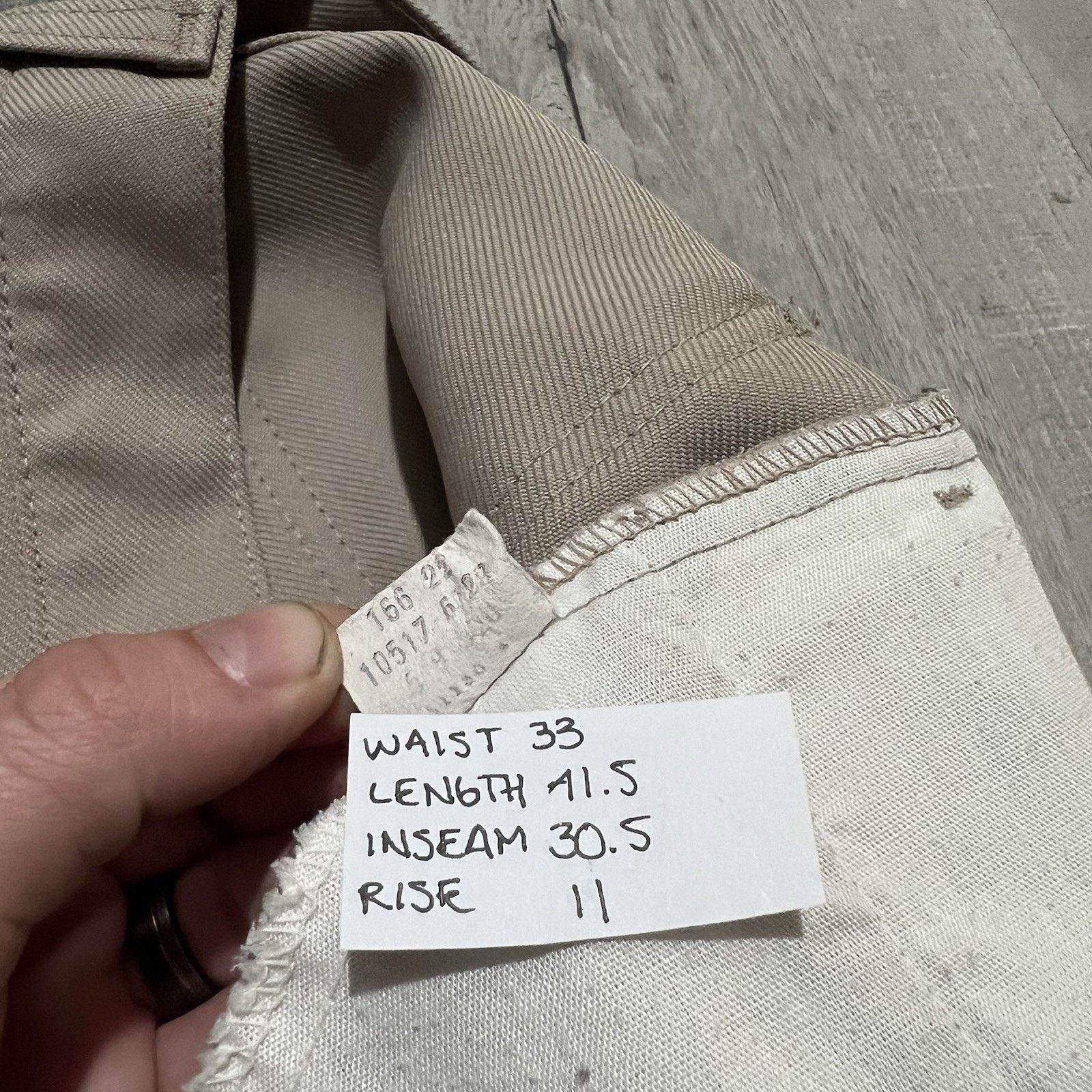 Levi's VTG Levi's Sta Prest 517 Dacron Trousers Rockabilly Pants Size US 33 - 5 Thumbnail