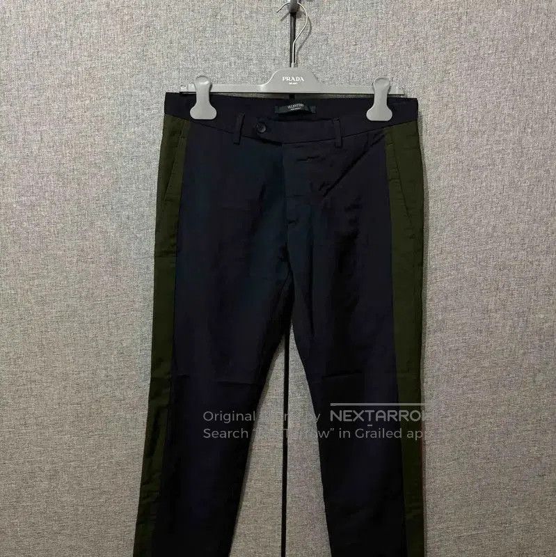 Other Valentino Black Wool Check Casual Pants . Size US 26 / EU 42 - 1 Thumbnail