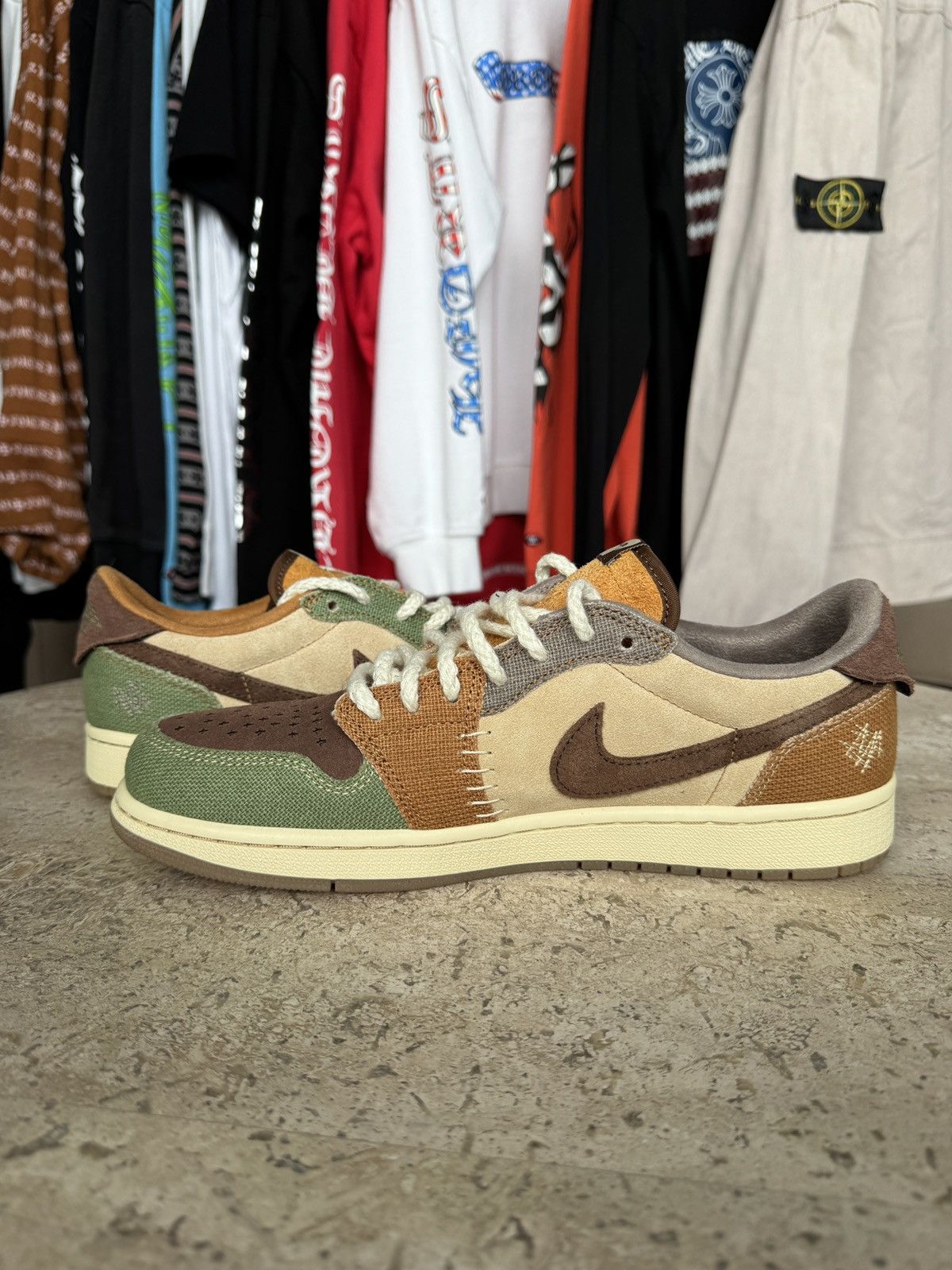 Jordan Brand Jordan 1 Retro Low OG Zion Williamson Voodoo Size US 10.5 / EU 43-44 - 3 Thumbnail