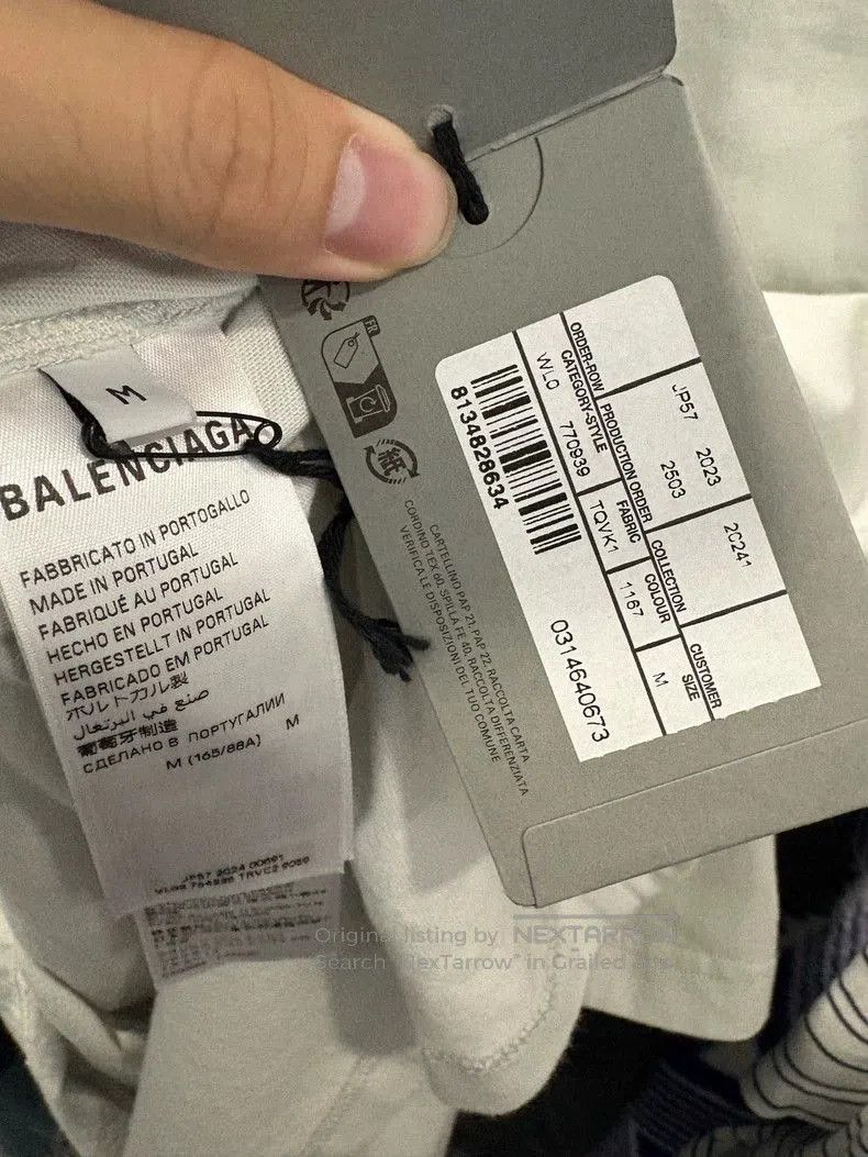 Balenciaga Balenciaga SS24 Logo Print Crewneck T-shirt. Size US M / EU 48-50 / 2 - 3 Thumbnail