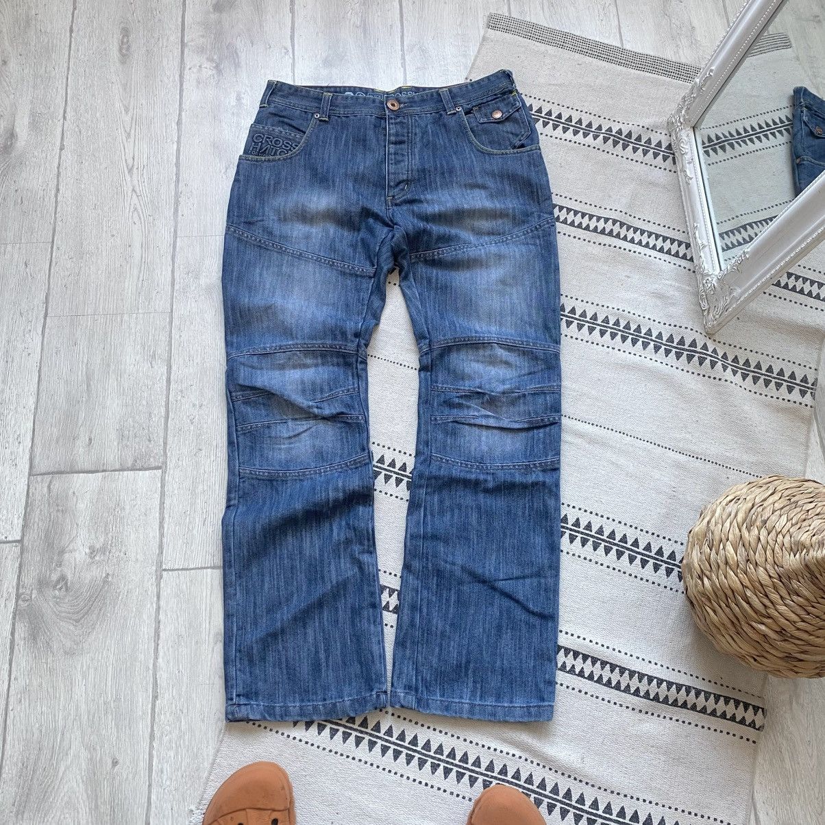 If Six Was Nine Vintage 2000s Avant-garde If Six Was Nine style Denim pants Size US 32 / EU 48 - 2 Thumbnail