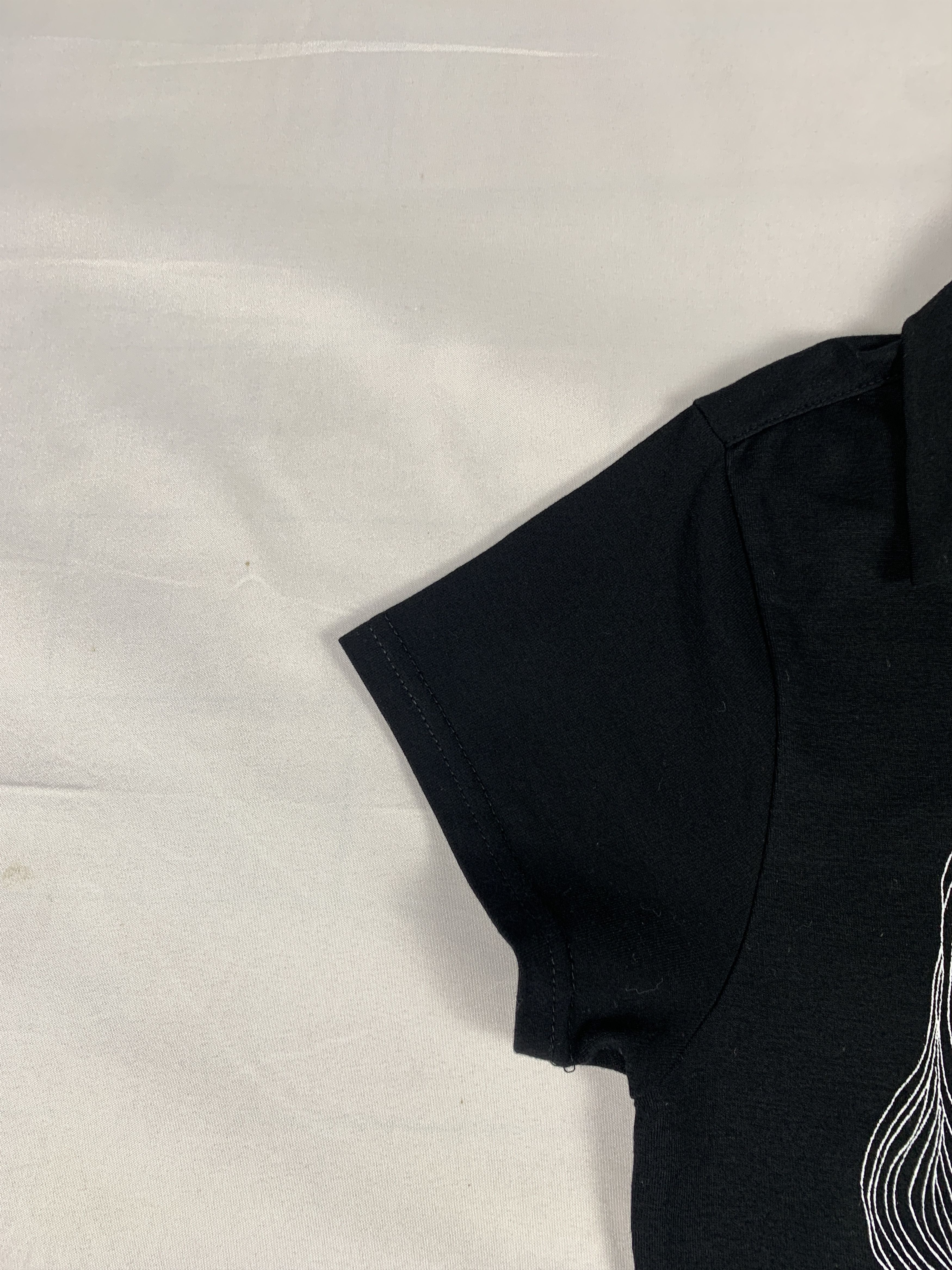 Japanese Brand y2k A Primary Japan Black Girl Printed Fitted Polo (S) Size S / US 4 / IT 40 - 6 Thumbnail