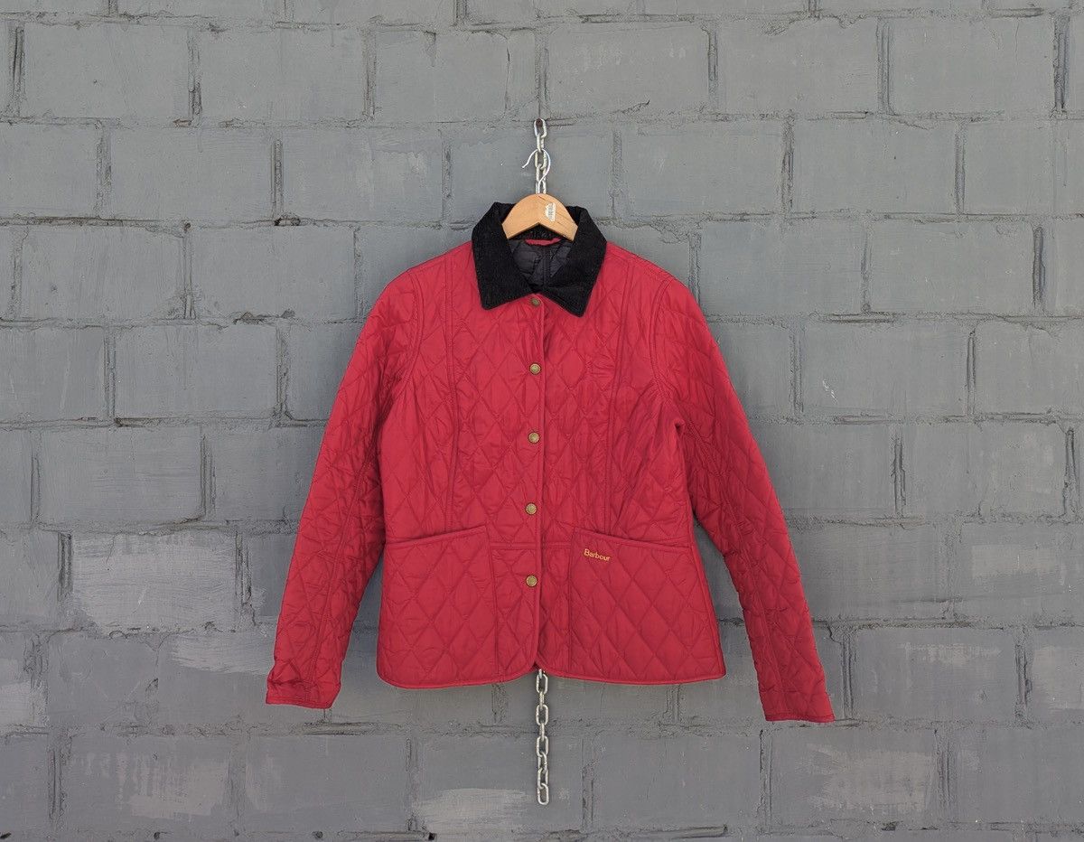 Barbour Barbour Quilted Jacket Summer Liddesdale Women's Red 38 size Size M / US 6-8 / IT 42-44 - 1 Thumbnail