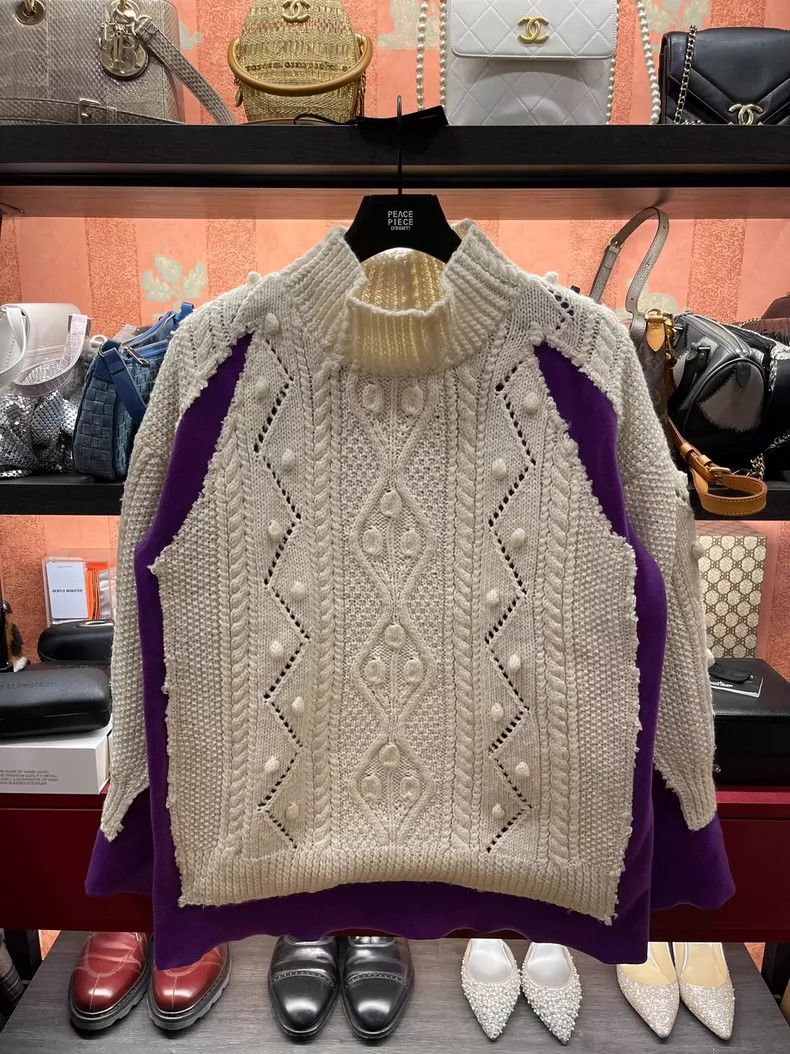 Needles Rebuild by Needles Purple Sweater - dmc Size US M / EU 48-50 / 2 - 1 Thumbnail