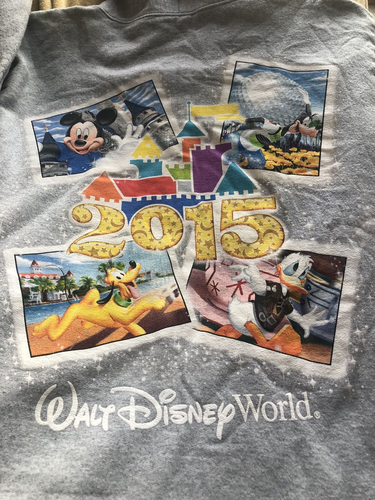 Disney × Mickey Mouse × Vintage DISNEY LAND MICKEY MOUSE 2015 RARE SWEATSHIRT ZIP HOODIE Size US S / EU 44-46 / 1 - 4 Thumbnail