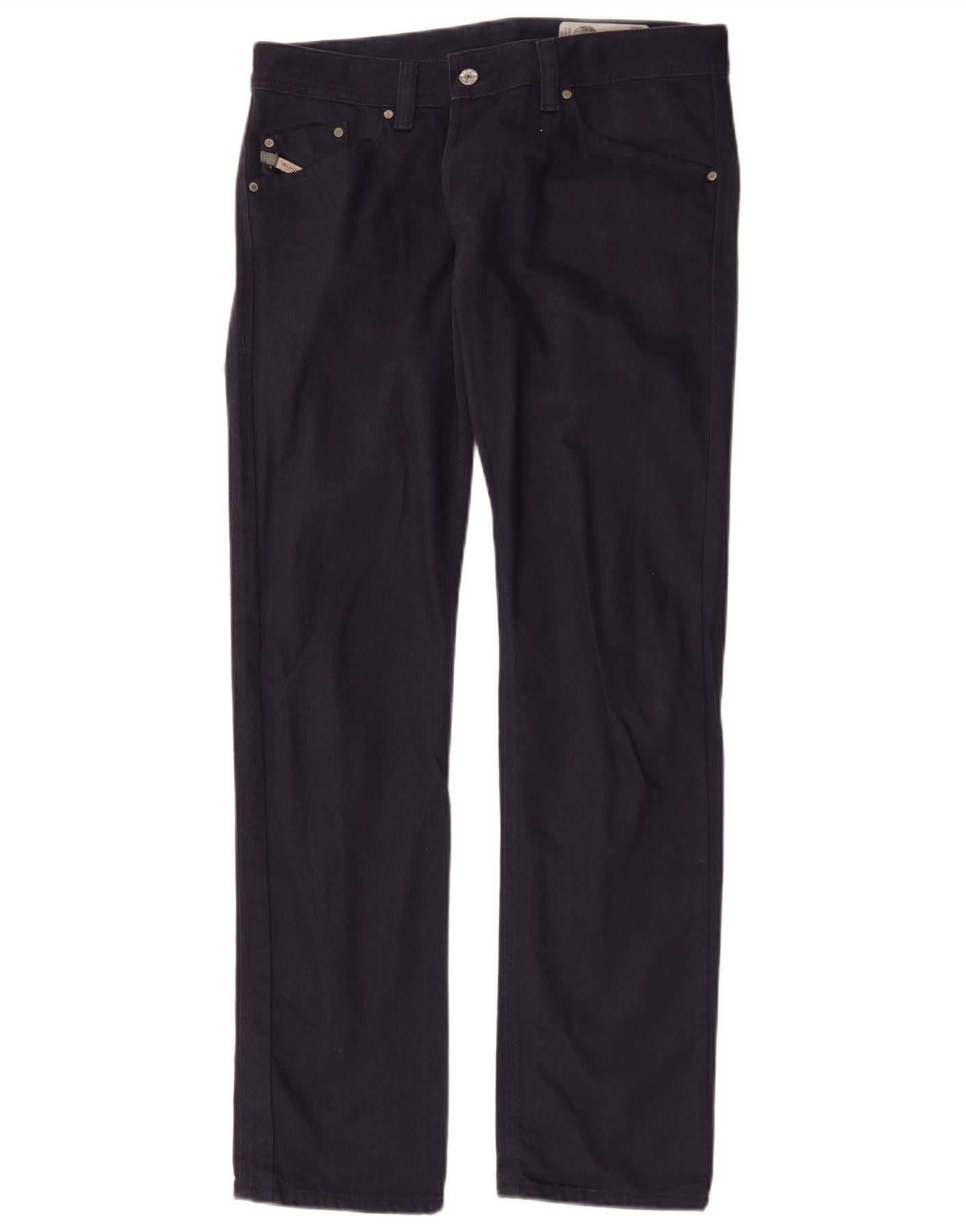 Diesel Mens Darron Regular Slim Casual Trousers W32 L32 Navy Blue C Size US 32 / EU 48 - 1 Thumbnail