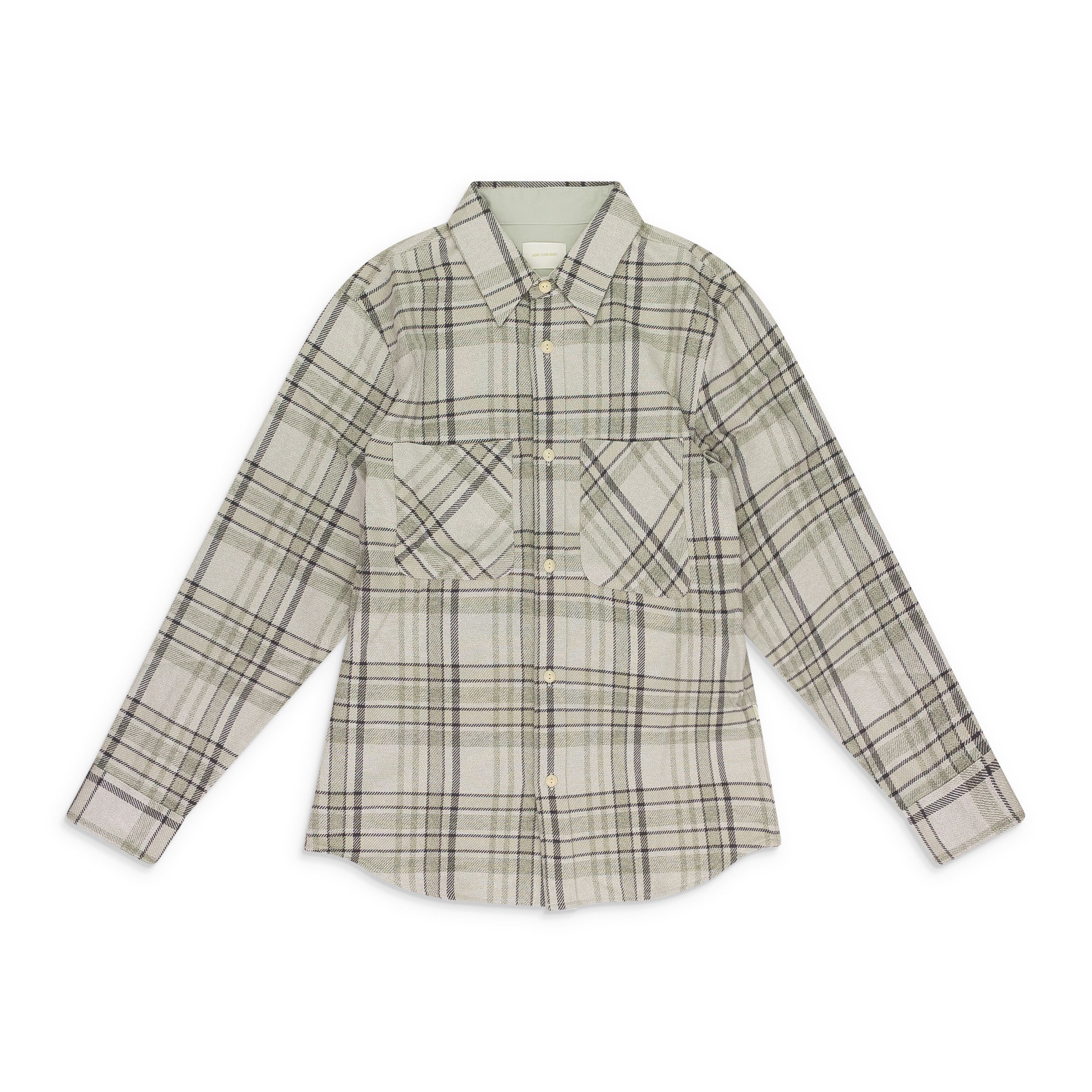 Aime Leon Dore Aime Leon Dore BROWN PLAID COTTON BUTTON-DOWN