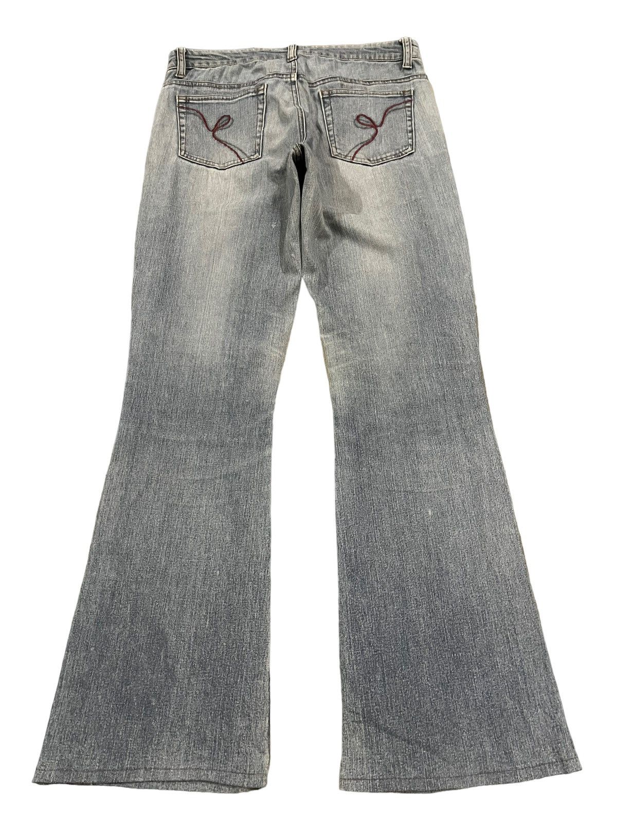 Hysteric Glamour Vintage Japanese Brand Blue Wash Style Flare Jeans Size US 30 / EU 46 - 2 Thumbnail