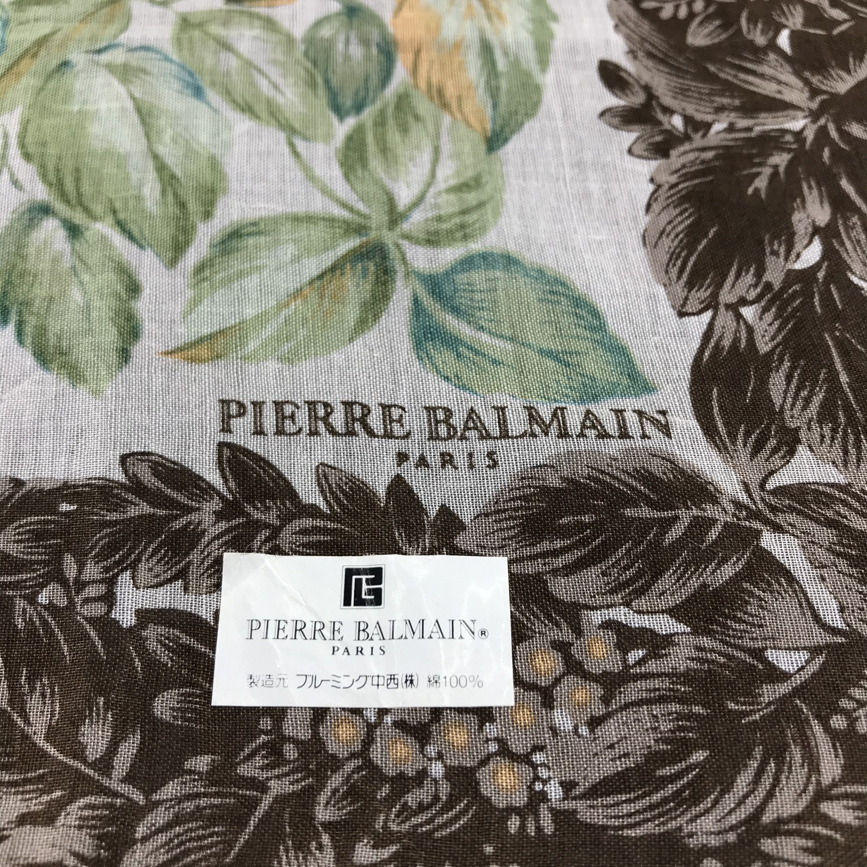 Pierre Balmain Pierre Balmain Handkerchief Neckerchief Bandana H535 Size ONE SIZE - 4 Thumbnail