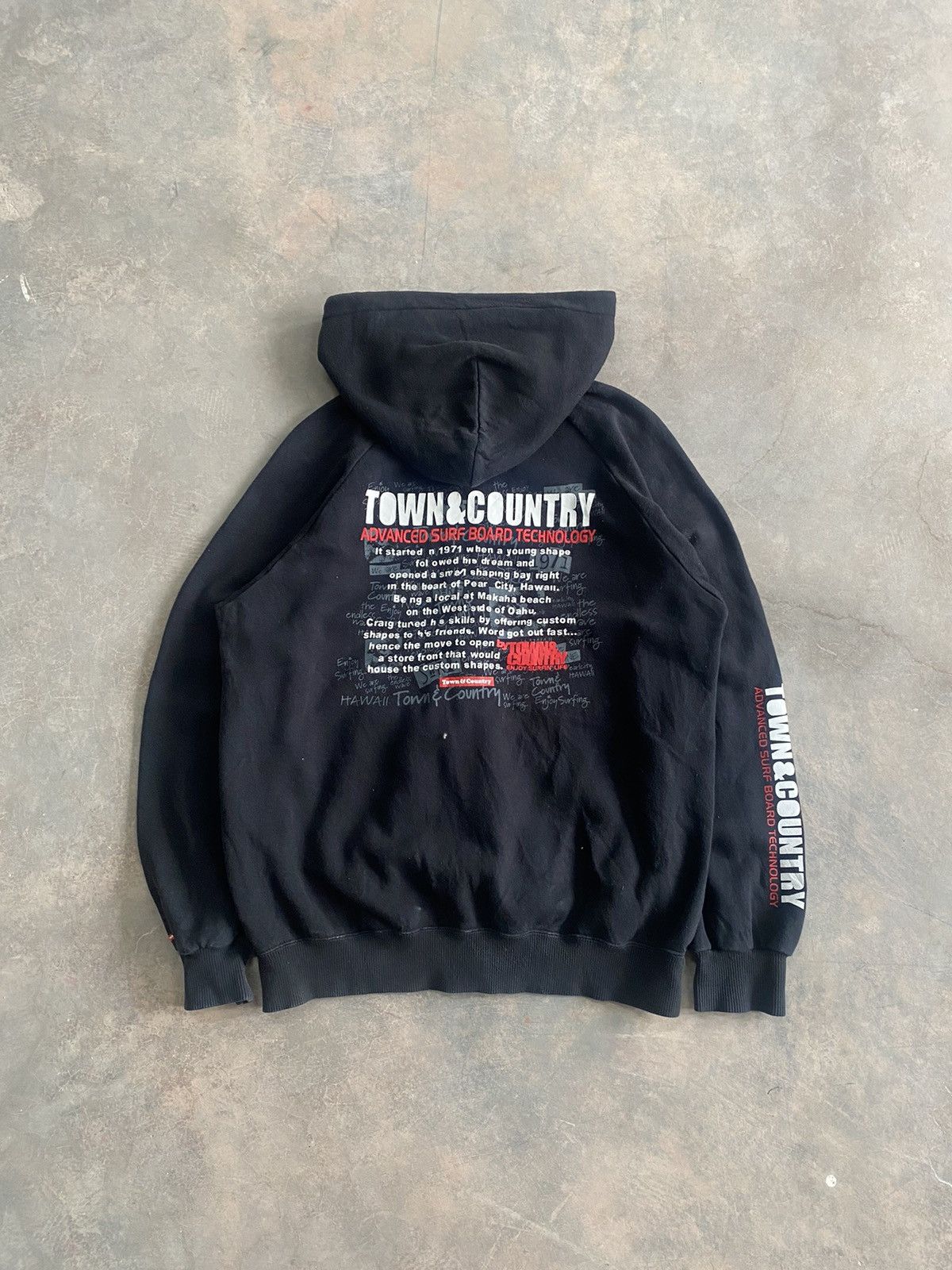 JNCO × Vintage T&C Surf Hip Hop Zipper Hoodie Poem Size US M / EU 48-50 / 2 - 1 Thumbnail