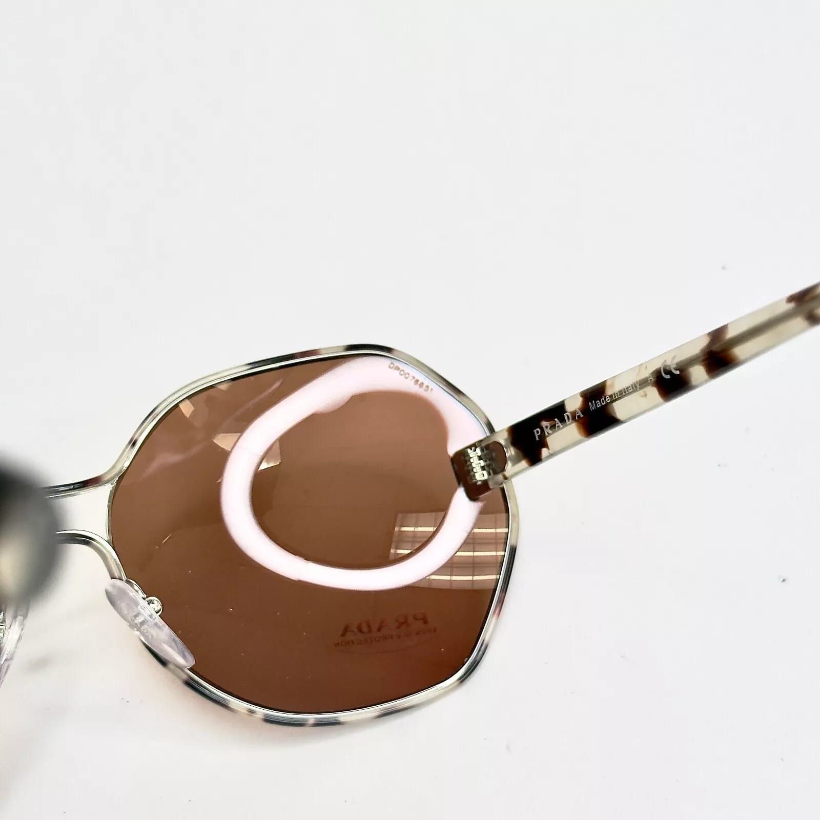 Prada PRADA MOD EVOLUTION Round PR53TS Fashion Sunglasses 53T Size ONE SIZE - 8 Thumbnail
