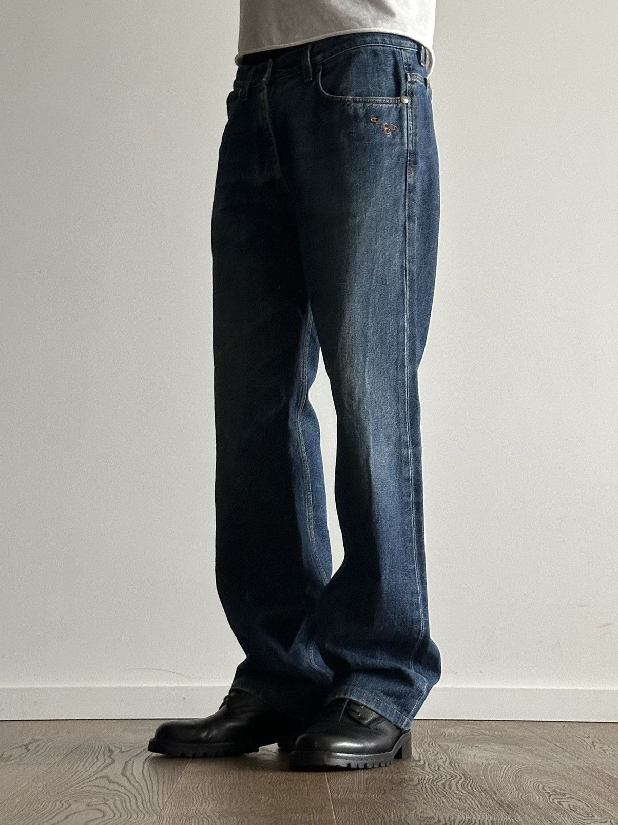 Yves Saint Laurent YSL by Stefano Pilati Denim Jeans Size US 32 / EU 48 - 2 Thumbnail