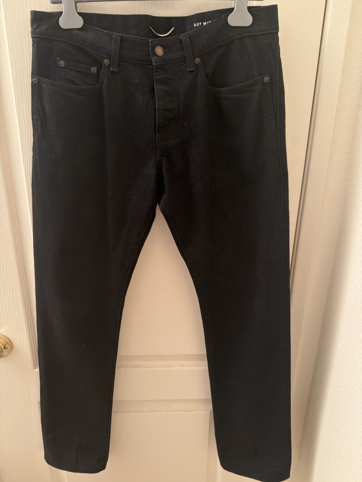 Yves Saint Laurent Saint laurent D27 black denim jeans Size US 32 / EU 48 - 1 Thumbnail