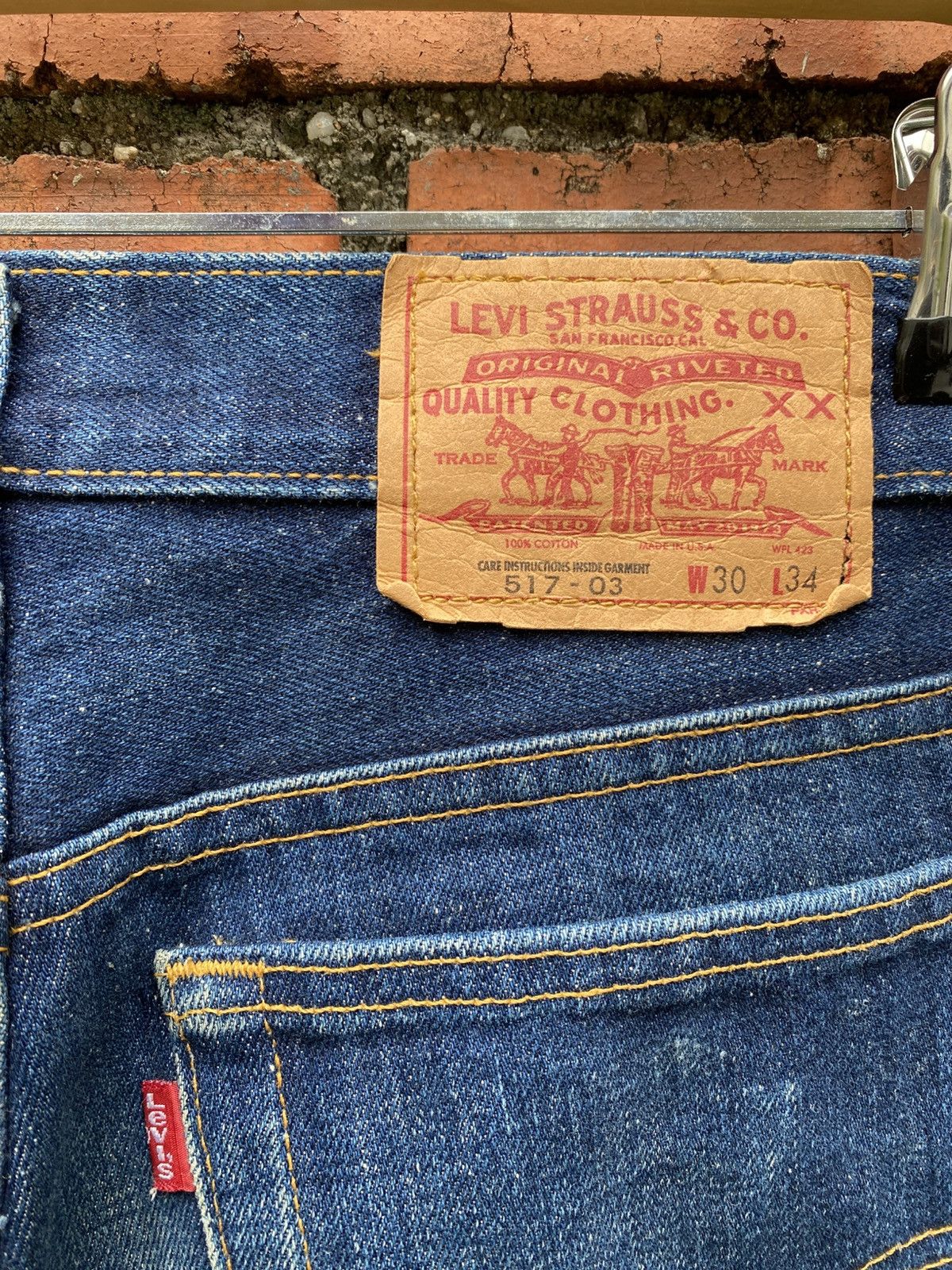 Levi's Vintage Clothing W30x34 Vintage levi's 517 bootcut flare made in USA Size US 30 / EU 46 - 7 Thumbnail