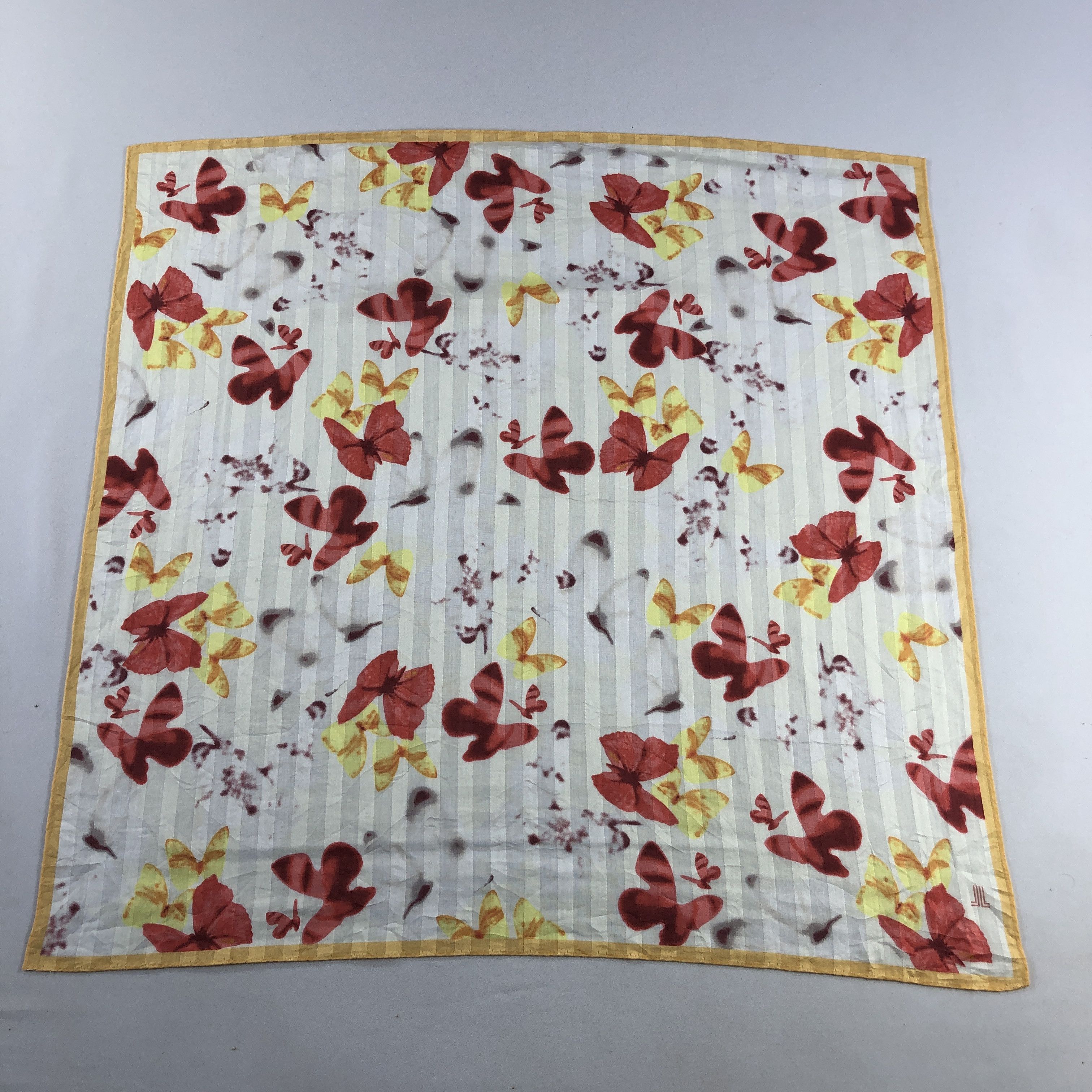 Lanvin × Vintage Lanvin Handkerchief Neckerchief Bandana H2609 Size ONE SIZE - 1 Thumbnail
