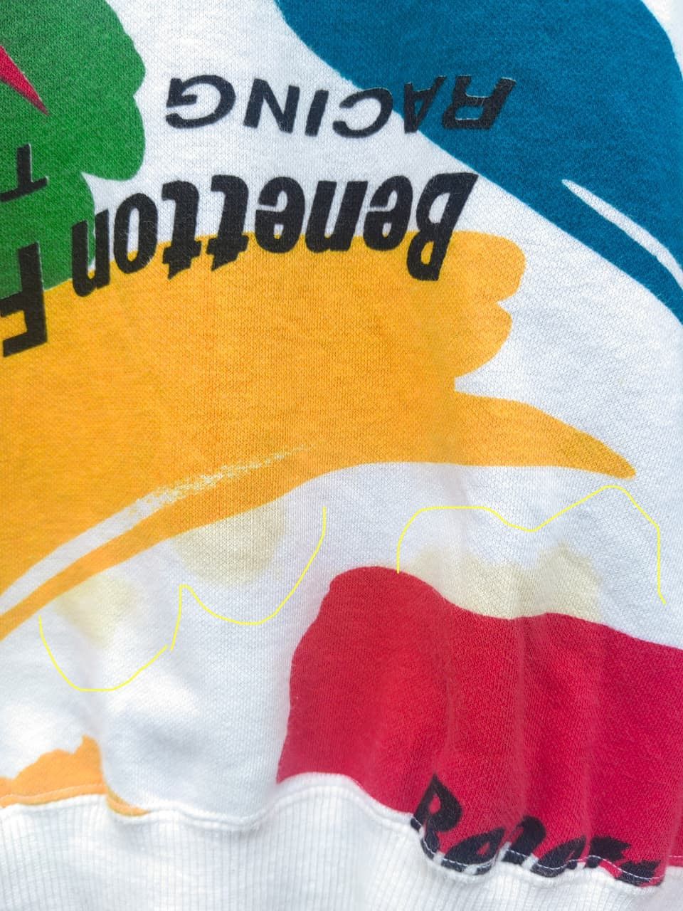 Benetton Vintage Benetton formula 1 racing team aop sweatshirt Size US M / EU 48-50 / 2 - 3 Thumbnail