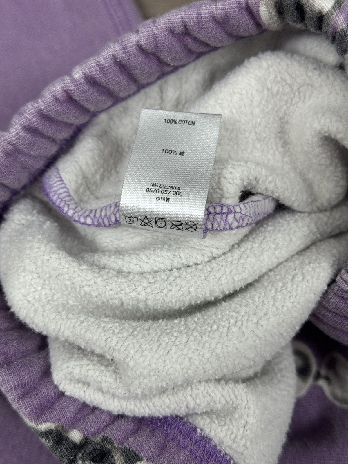 Supreme Supreme Studded Collars Sweatpant 'Violet' Sweatpants Size US 31 - 8 Thumbnail