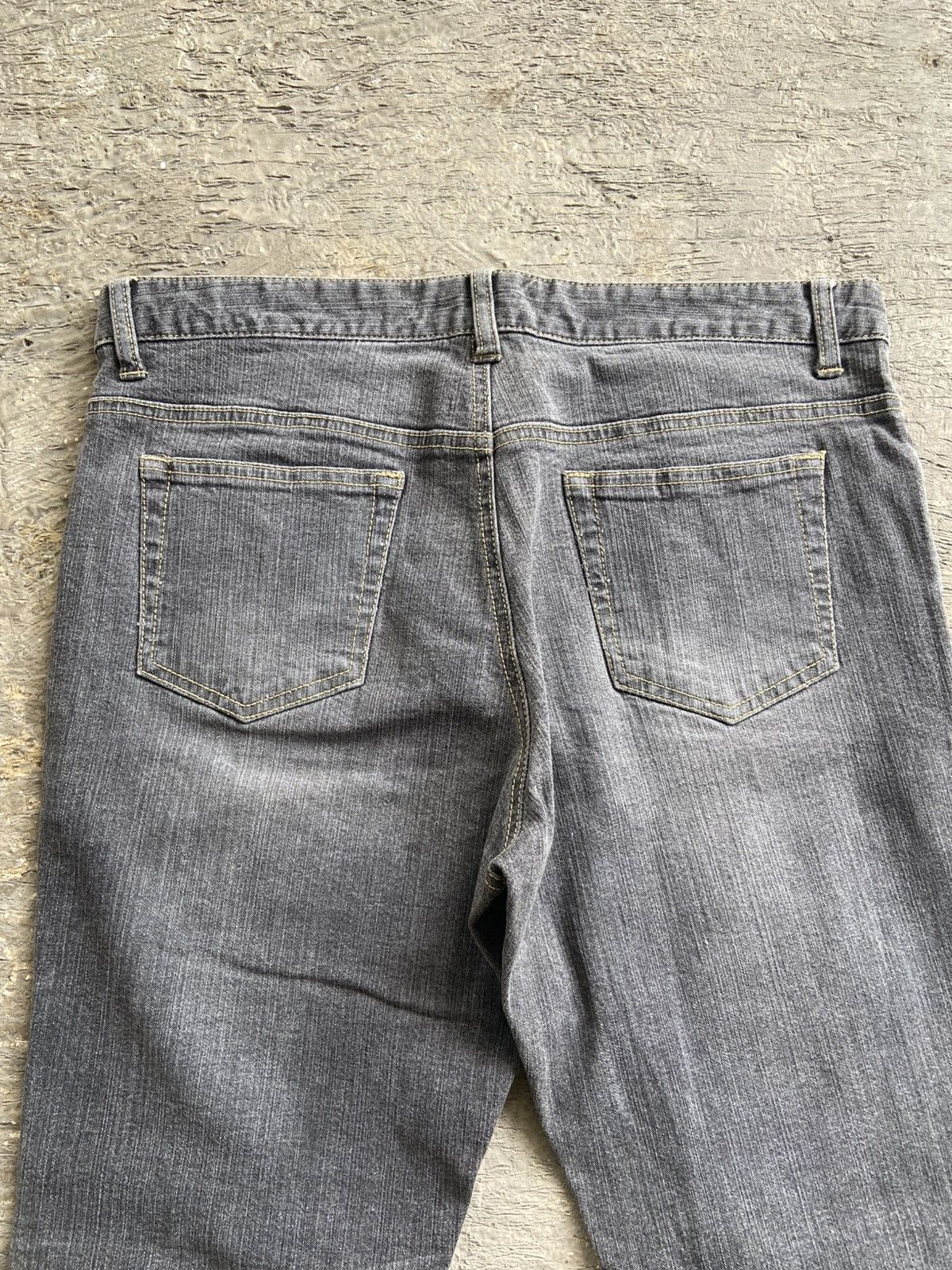 Tornado Mart 2000s Oririn - Grey Washed Flared Pants Size US 31 - 9 Thumbnail