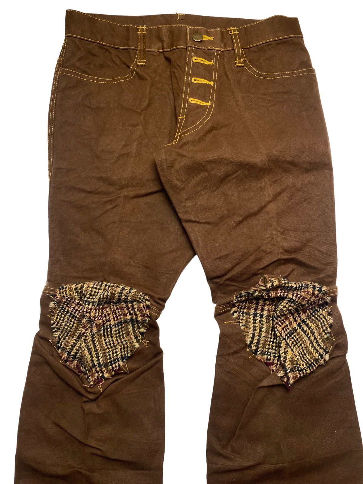 Christopher Nemeth 2000s Christopher Nemeth Wool Knitted Heavyweight Canvas Size US 28 / EU 44 - 3 Thumbnail
